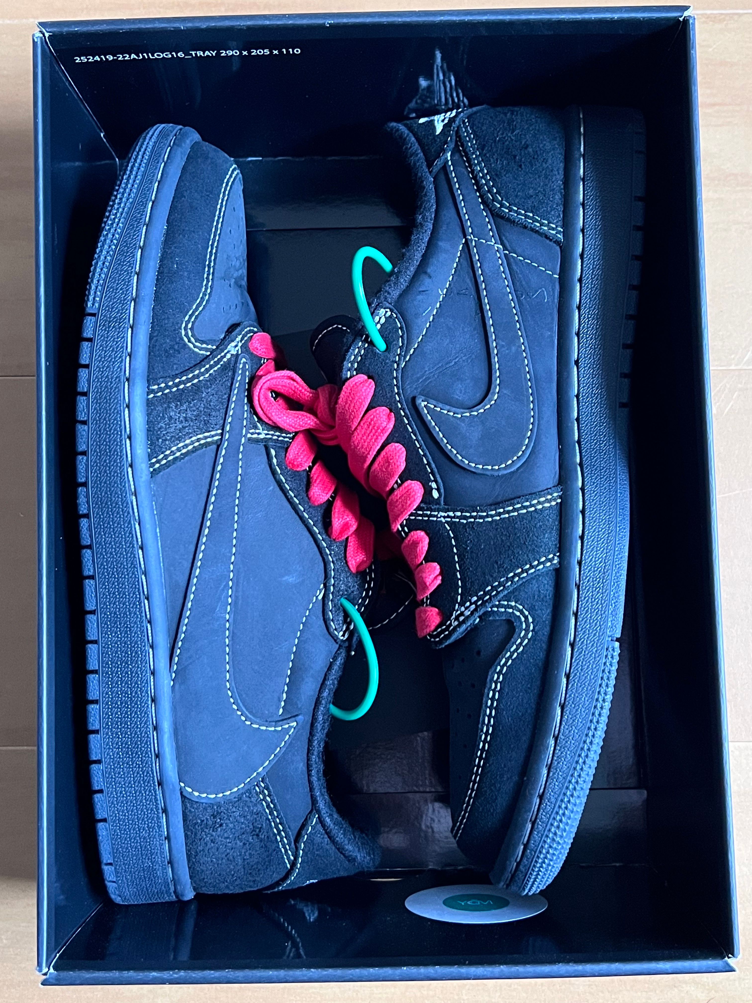 Travis Scott × Nike Air Jordan 1 Low OG SP "Black Phantom"