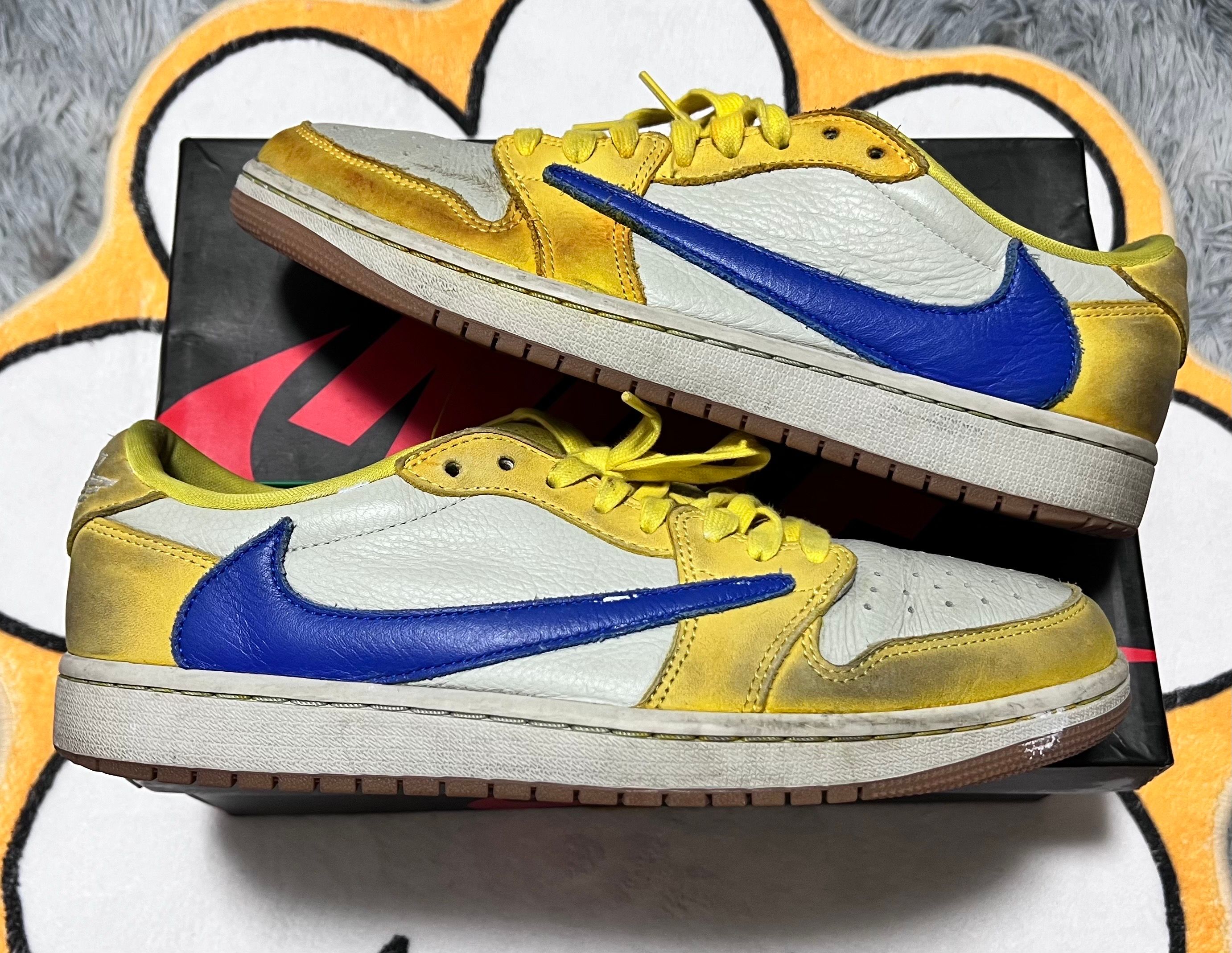 Travis Scott × Nike Women's Air Jordan 1 Retro Low OG "Canary"