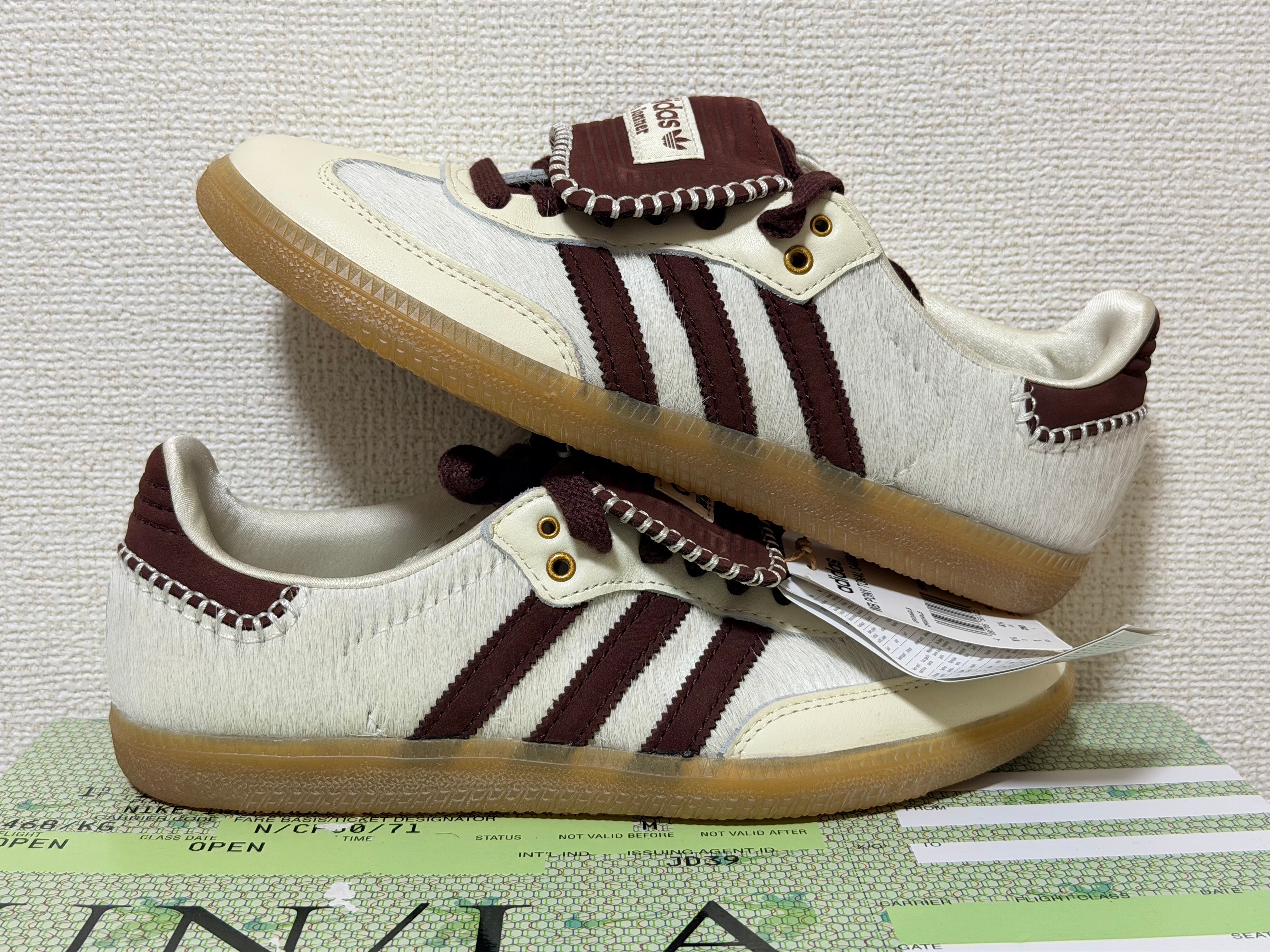 Wales Bonner × adidas Samba Pony Tonal Low 