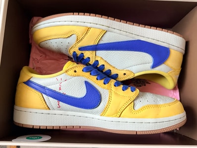 Travis Scott × Nike Women's Air Jordan 1 Retro Low OG "Canary"