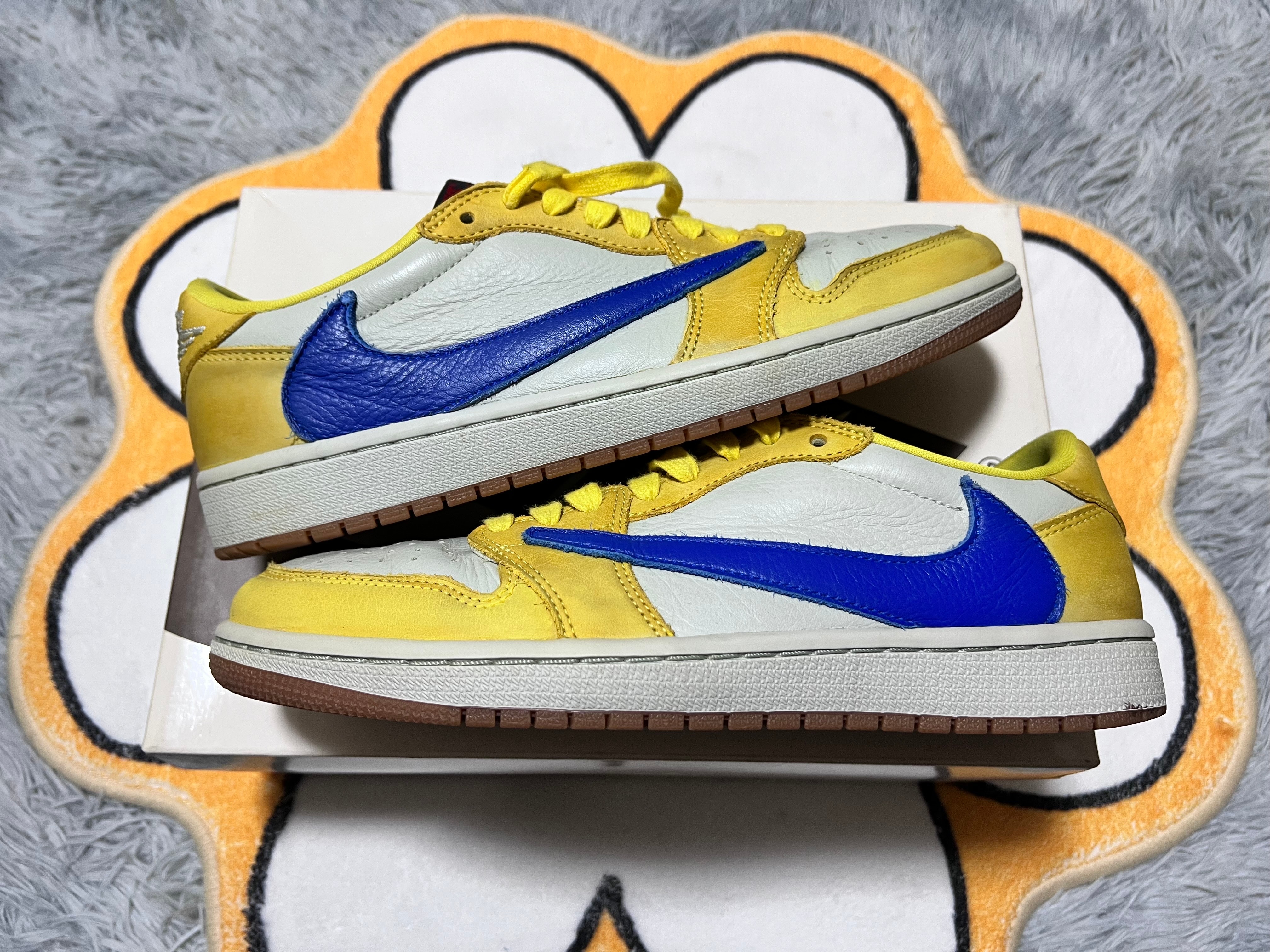 Travis Scott × Nike Women's Air Jordan 1 Retro Low OG "Canary"