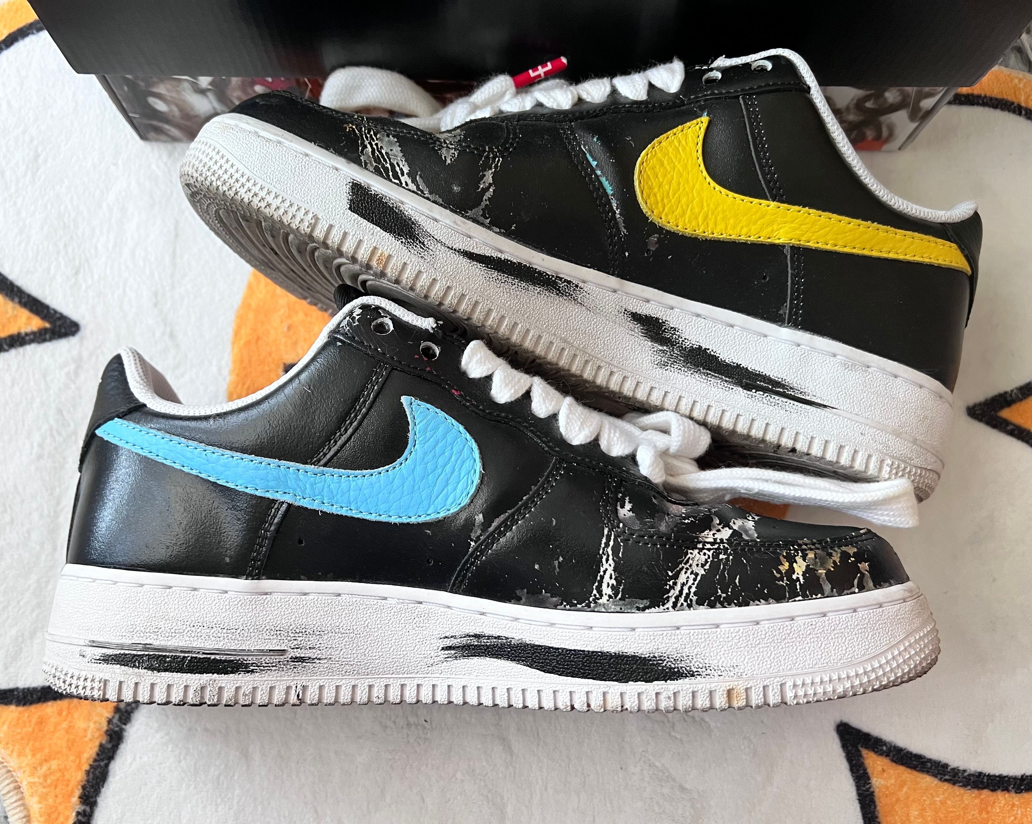 PEACEMINUSONE × Nike Air Force 1 Low '07 Para-Noise 3.0 "Black and Multi-Color" / G-DRAGON