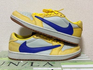 Travis Scott × Nike Women's Air Jordan 1 Retro Low OG "Canary"