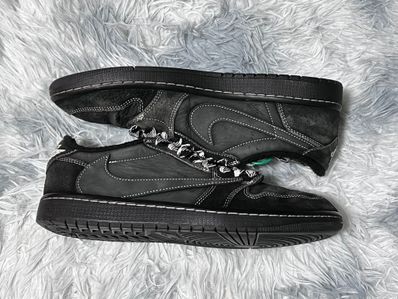 Travis Scott × Nike Air Jordan 1 Low OG SP "Black Phantom"