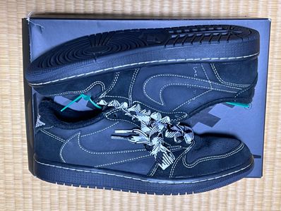 Travis Scott × Nike Air Jordan 1 Low OG SP "Black Phantom"