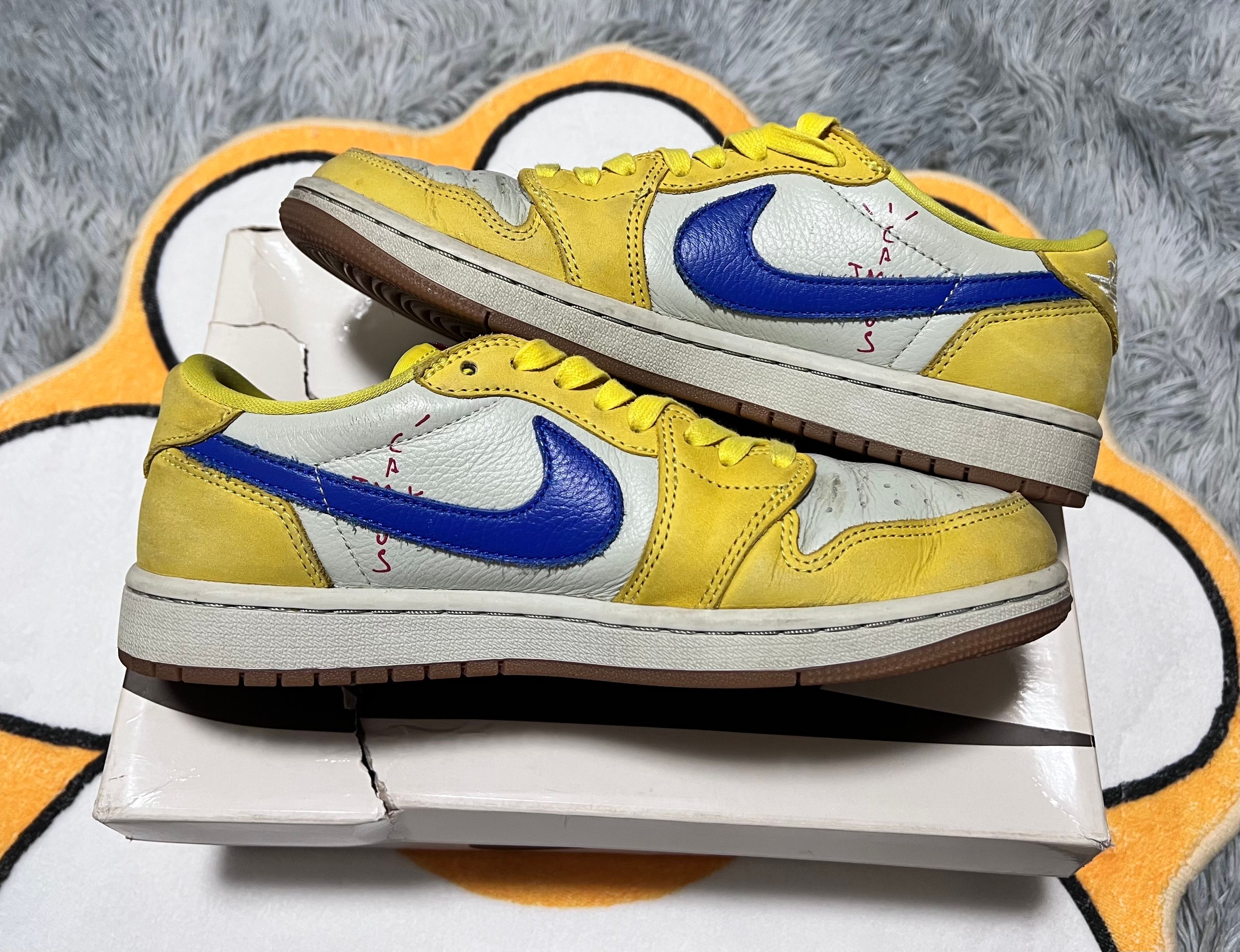 Travis Scott × Nike Women's Air Jordan 1 Retro Low OG "Canary"