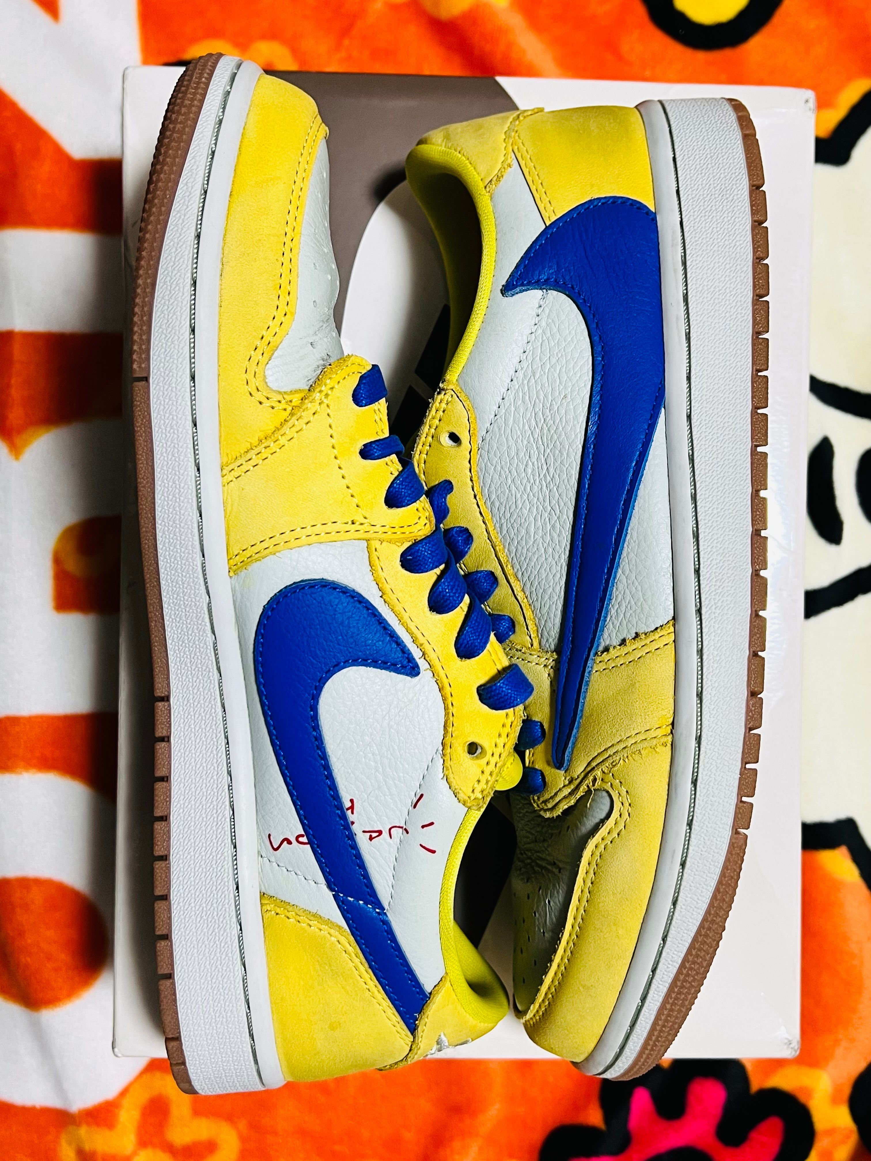 Travis Scott × Nike Women's Air Jordan 1 Retro Low OG "Canary"