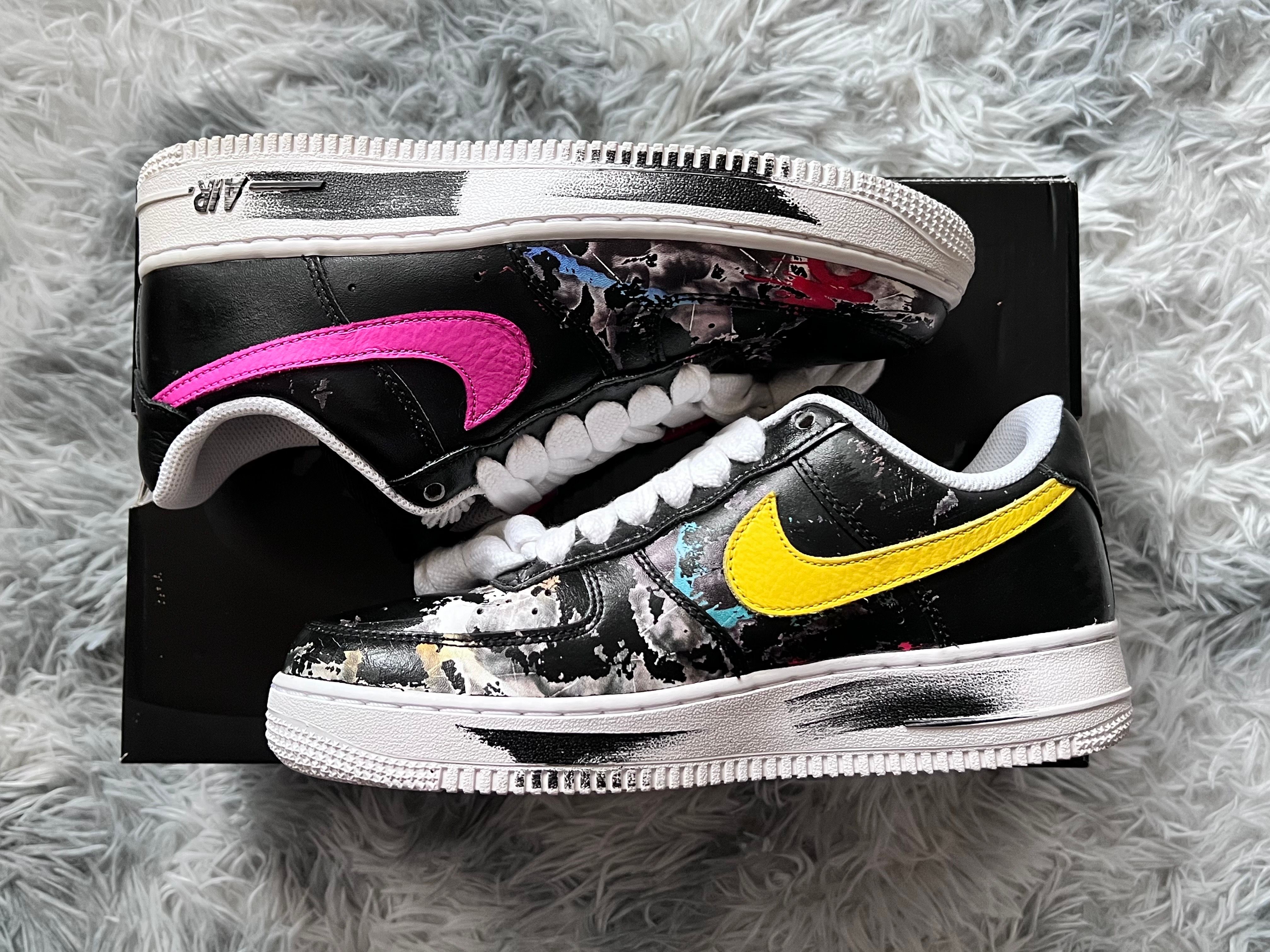 PEACEMINUSONE × Nike Air Force 1 Low '07 Para-Noise 3.0 "Black and Multi-Color" / G-DRAGON