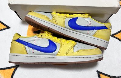Travis Scott × Nike Women's Air Jordan 1 Retro Low OG "Canary"