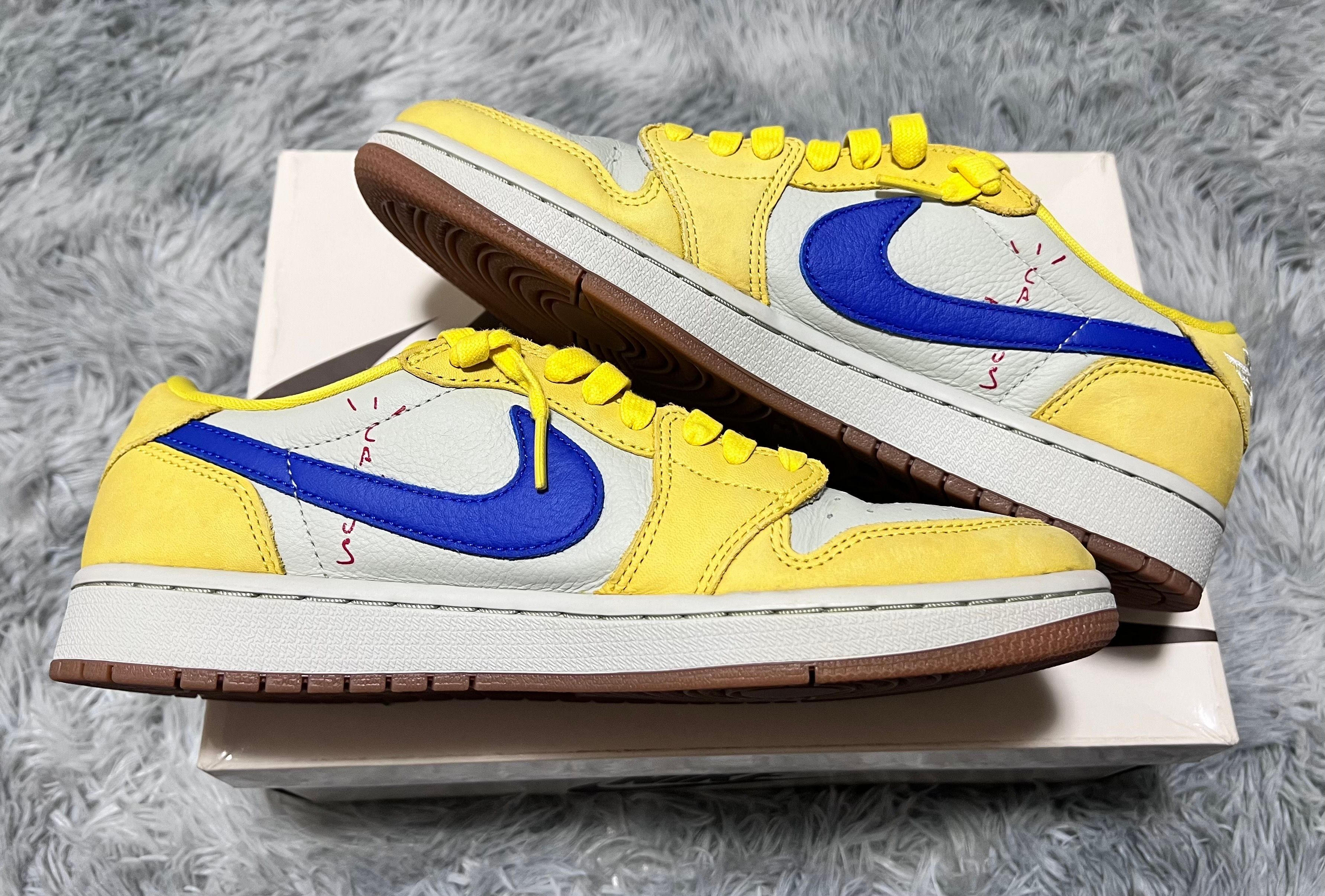 Travis Scott × Nike Women's Air Jordan 1 Retro Low OG "Canary"