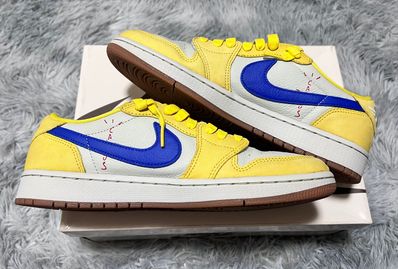 Travis Scott × Nike Women's Air Jordan 1 Retro Low OG "Canary"