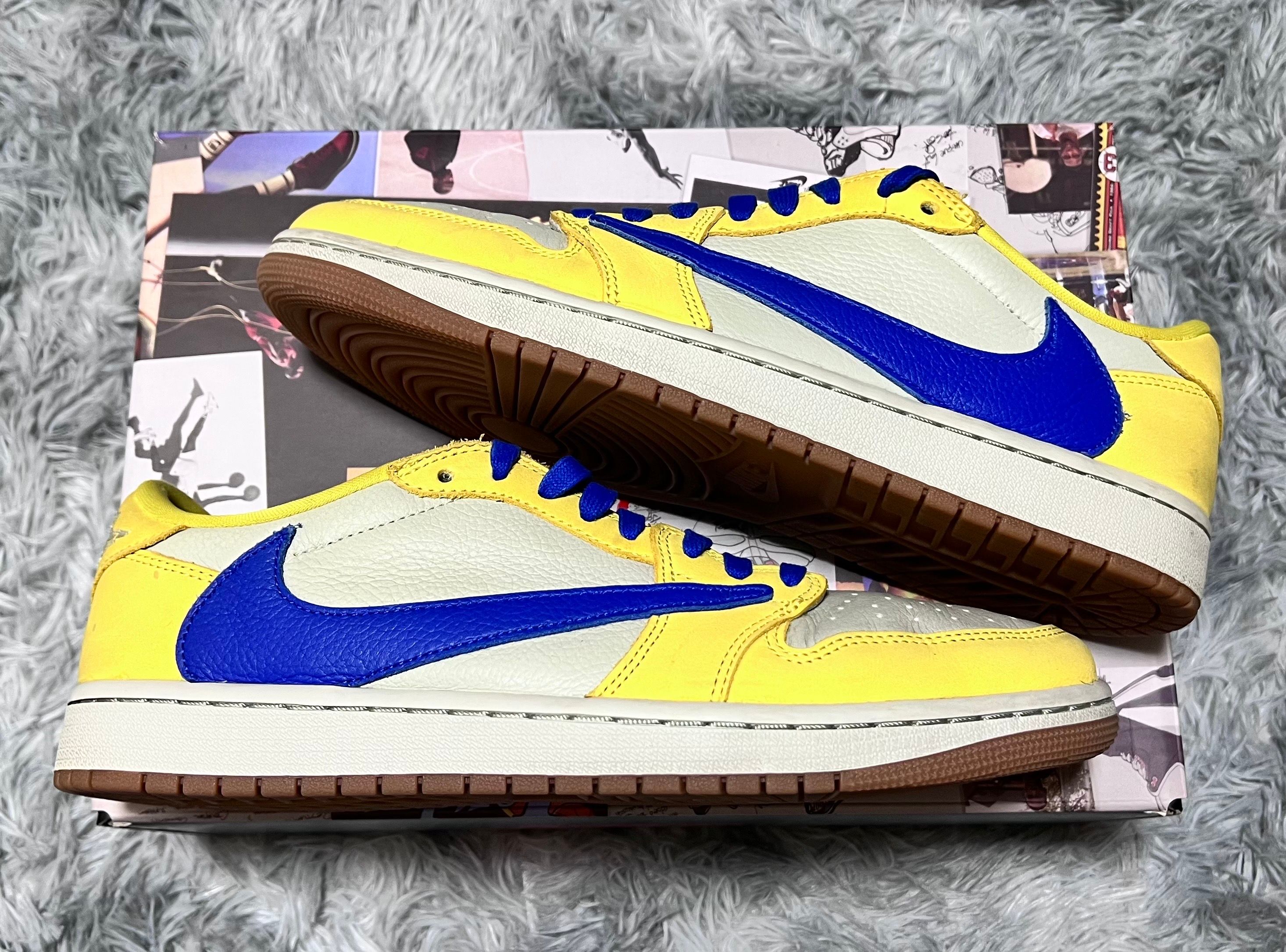 Travis Scott × Nike Women's Air Jordan 1 Retro Low OG "Canary"