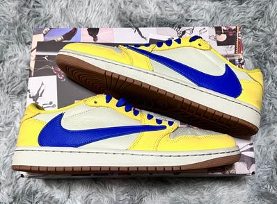 Travis Scott × Nike Women's Air Jordan 1 Retro Low OG "Canary"