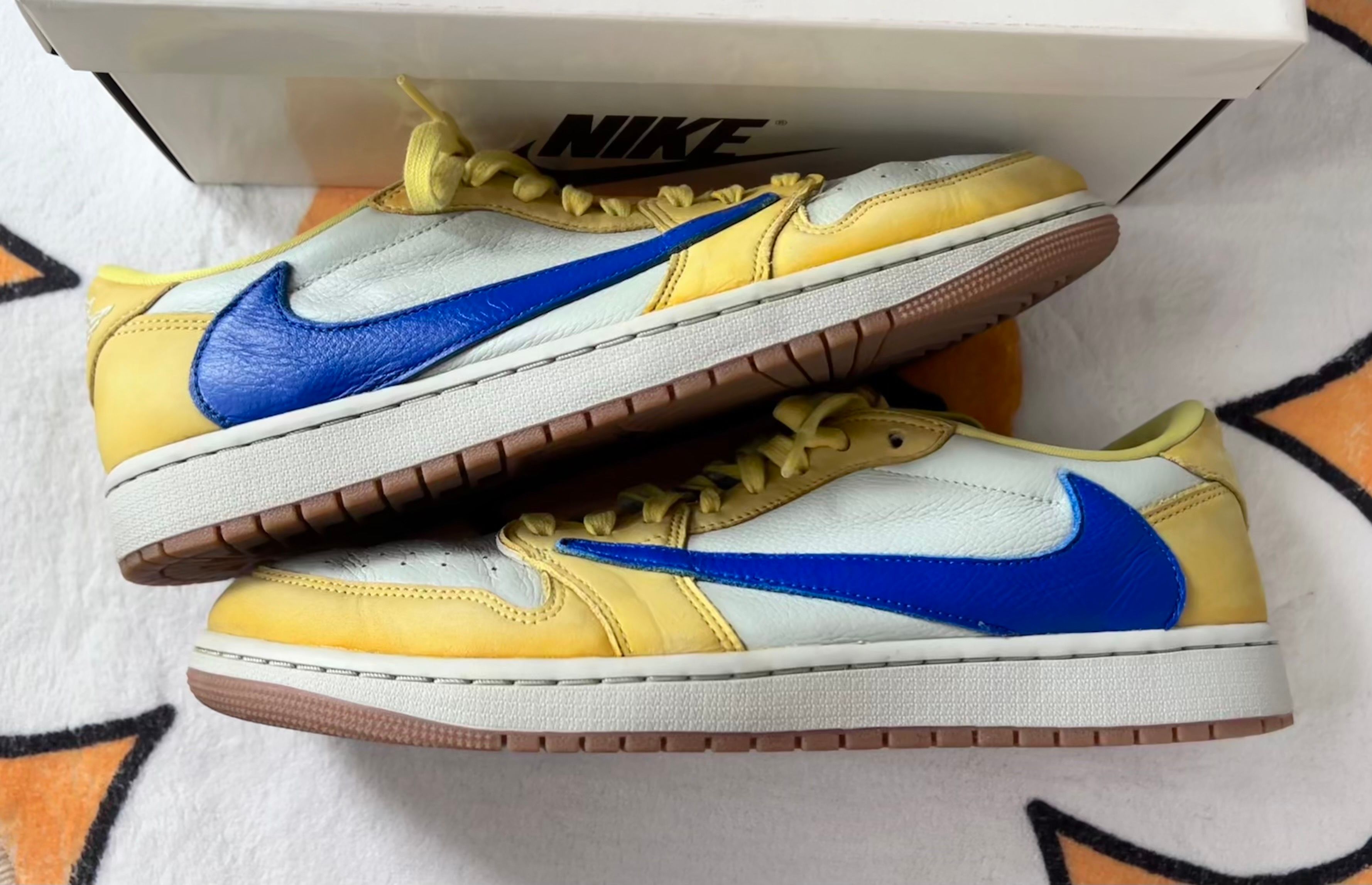 Travis Scott × Nike Women's Air Jordan 1 Retro Low OG "Canary"
