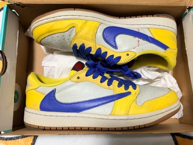 Travis Scott × Nike Women's Air Jordan 1 Retro Low OG "Canary"