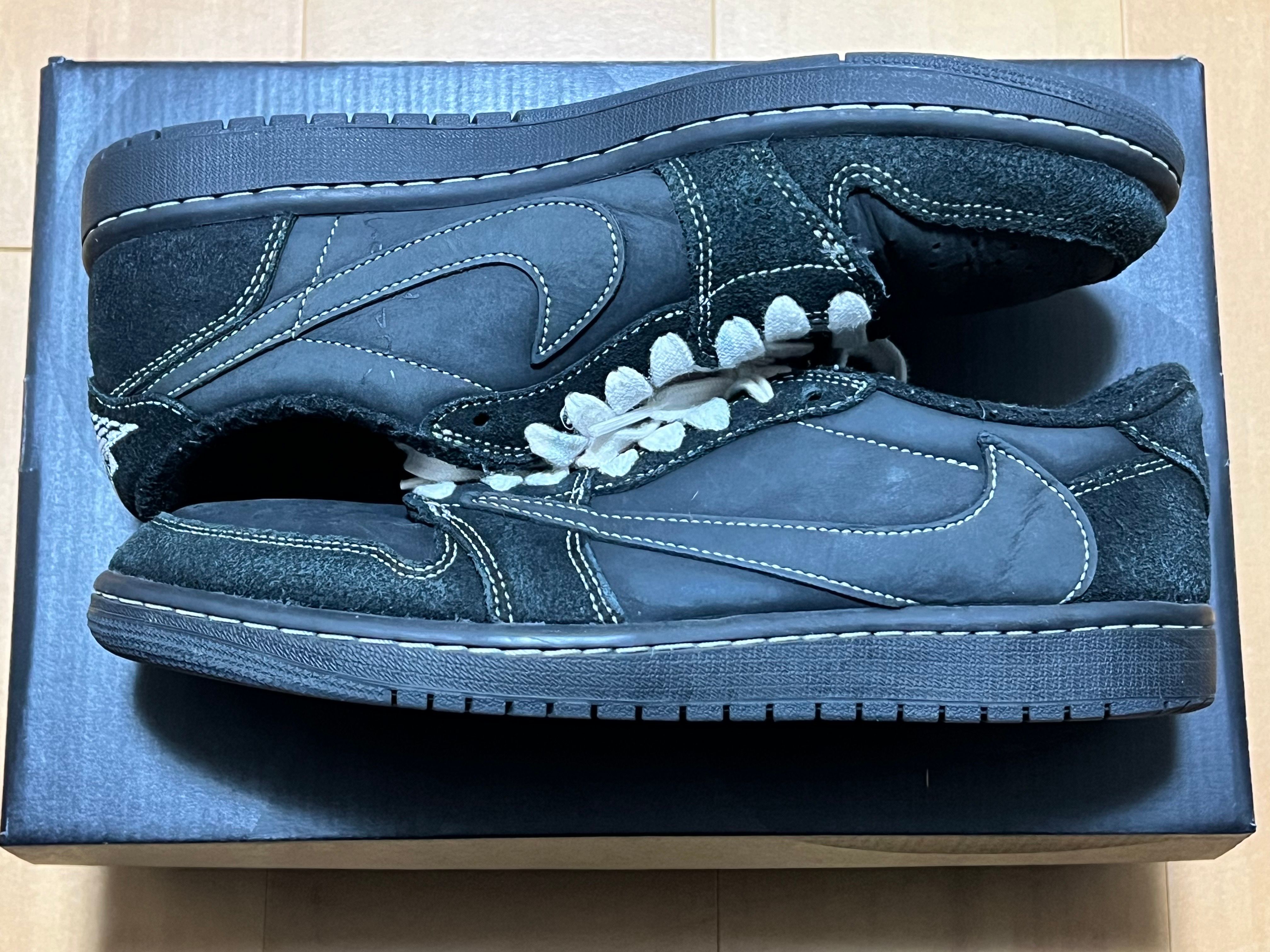 Travis Scott × Nike Air Jordan 1 Low OG SP "Black Phantom"