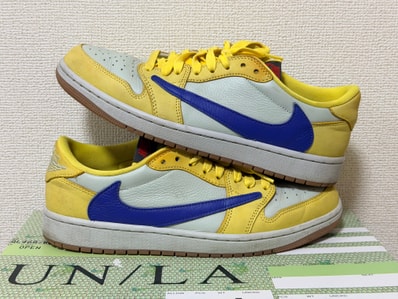 Travis Scott × Nike Women's Air Jordan 1 Retro Low OG "Canary"