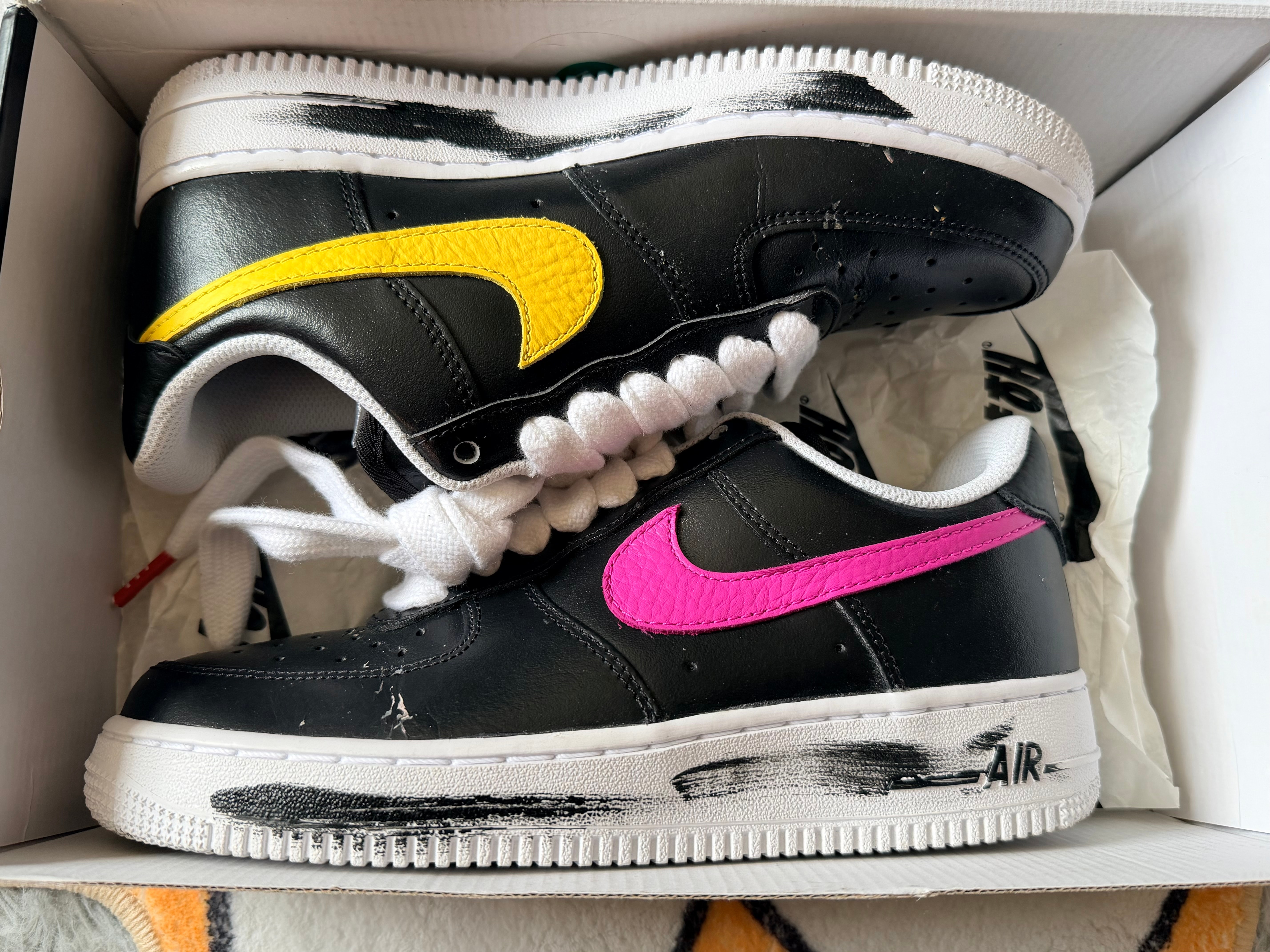PEACEMINUSONE × Nike Air Force 1 Low '07 Para-Noise 3.0 "Black and Multi-Color" / G-DRAGON