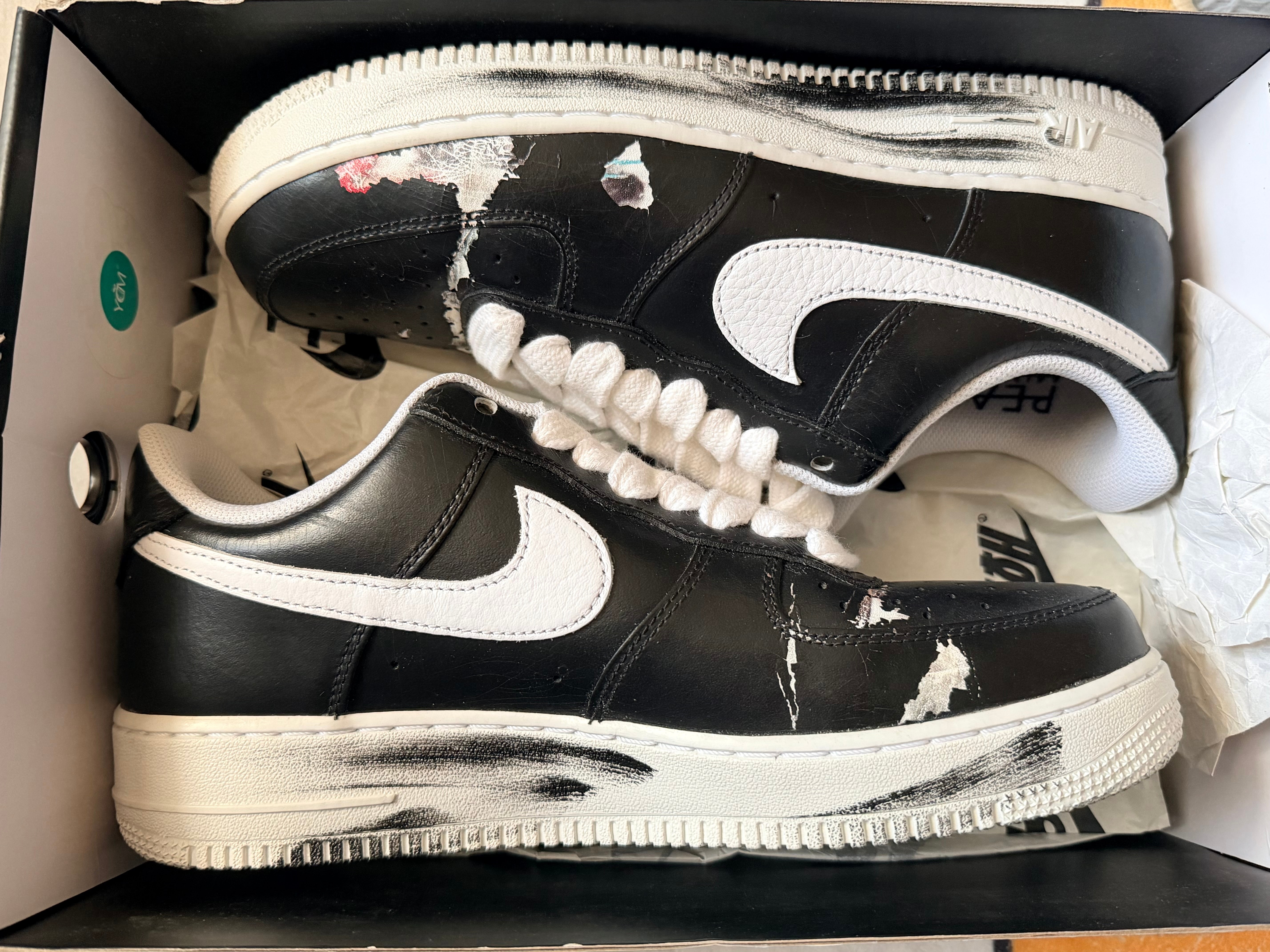 PEACEMINUSONE × Nike Air Force 1 Low Para Noise "Black" / G-DRAGON