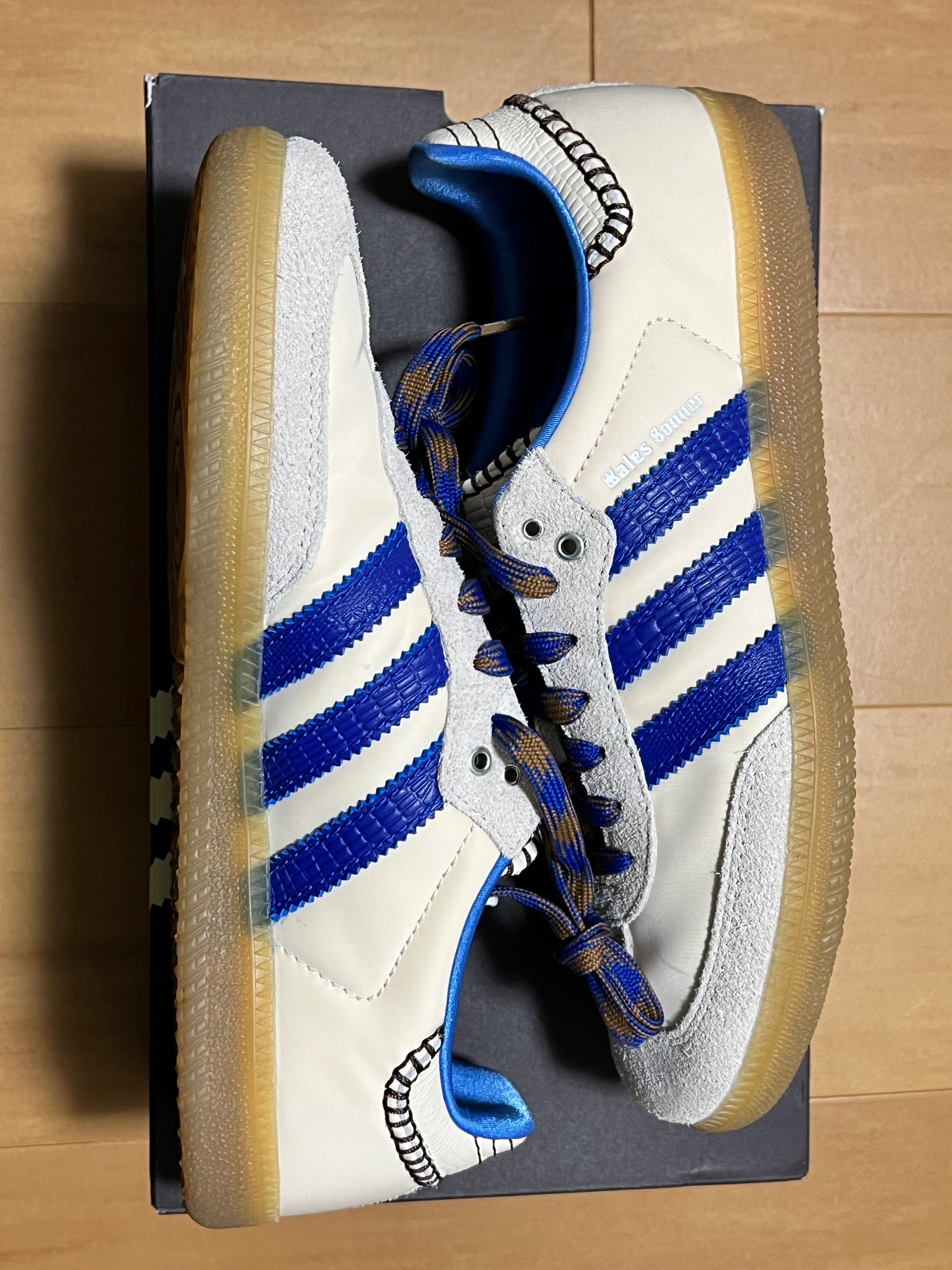 Wales Bonner × adidas Nylon Samba "Wonder Clay/Team Royal Blue/Wonder White"