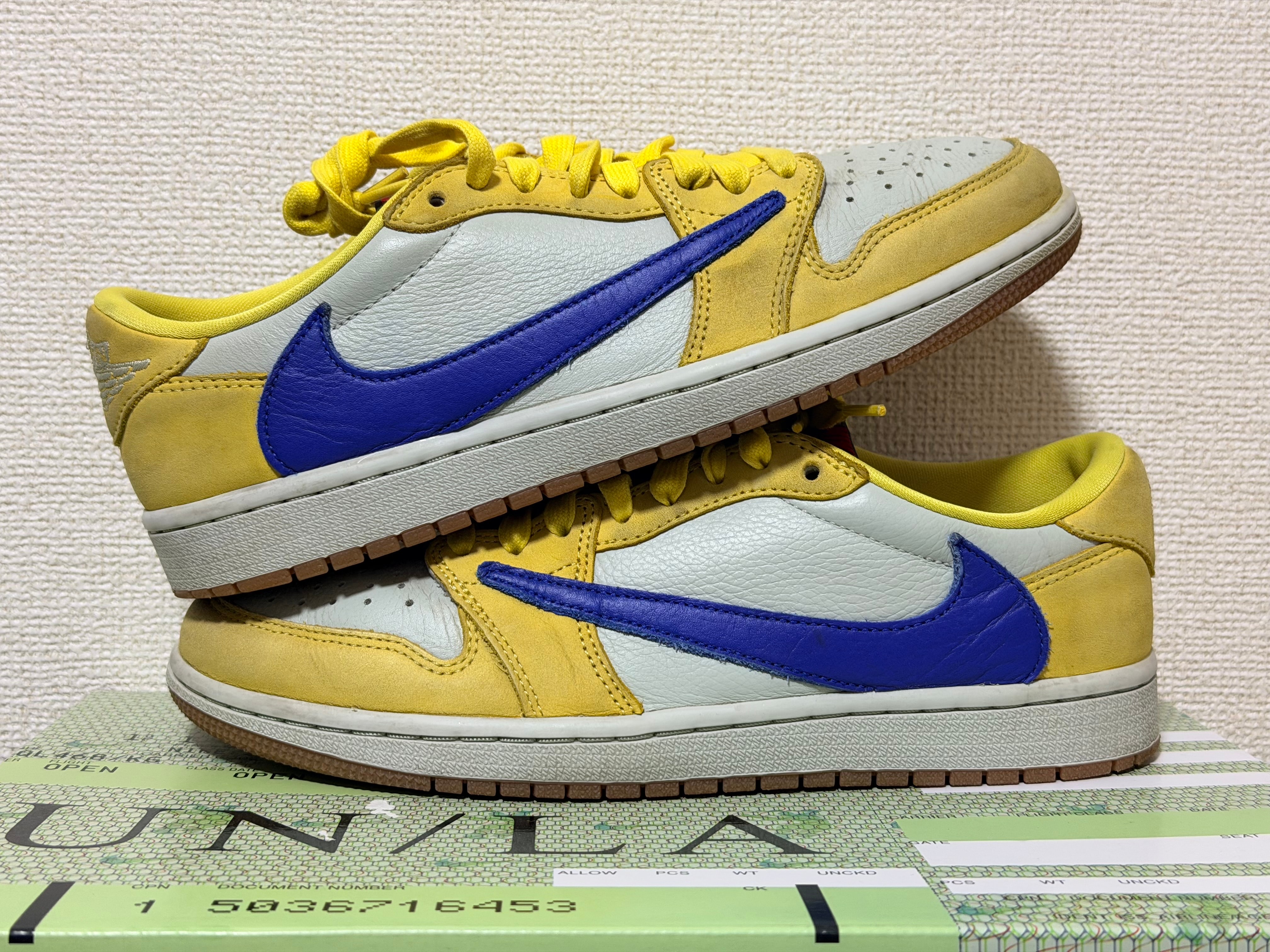 Travis Scott × Nike Women's Air Jordan 1 Retro Low OG "Canary"