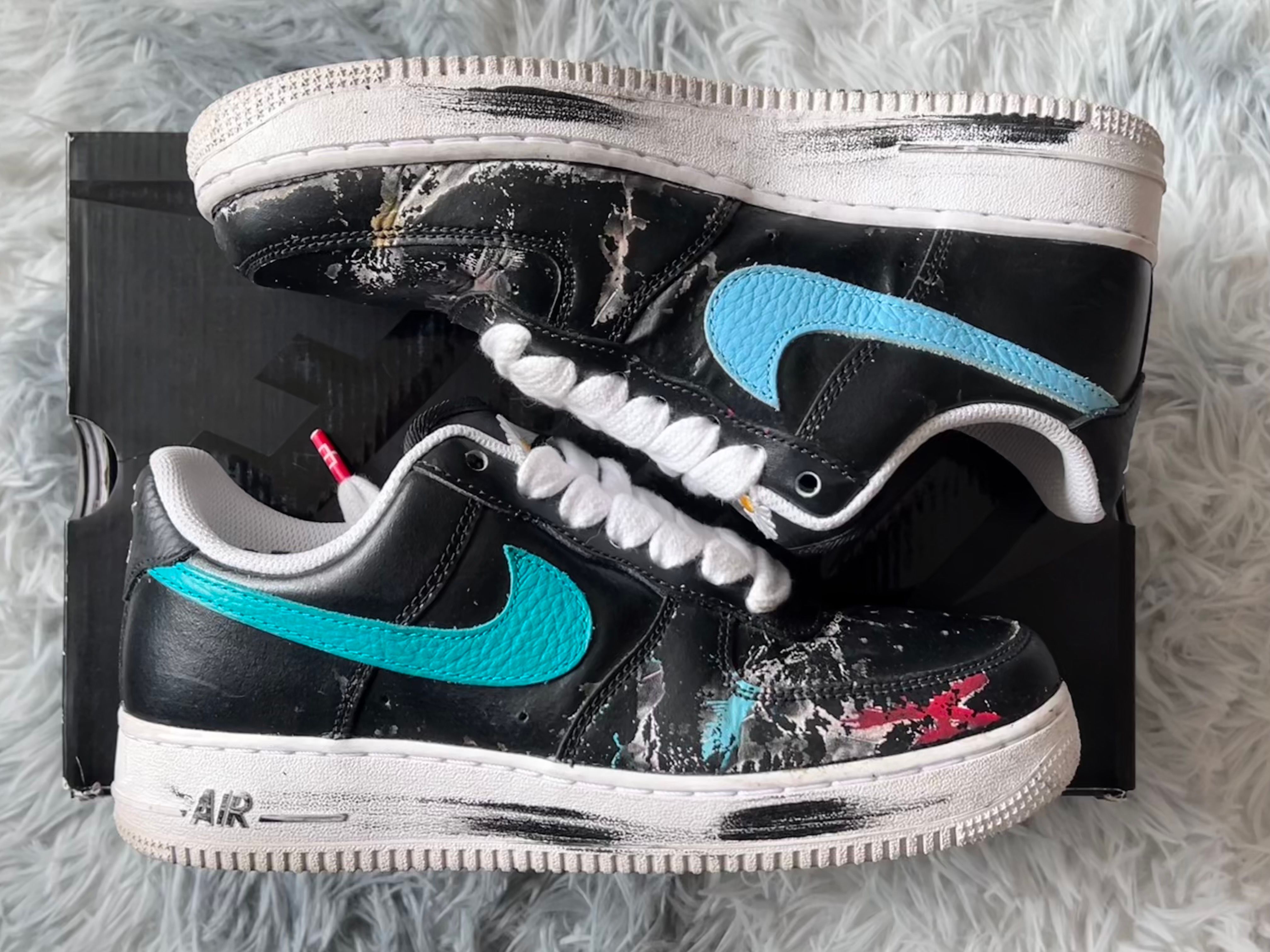 PEACEMINUSONE × Nike Air Force 1 Low '07 Para-Noise 3.0 "Black and Multi-Color" / G-DRAGON