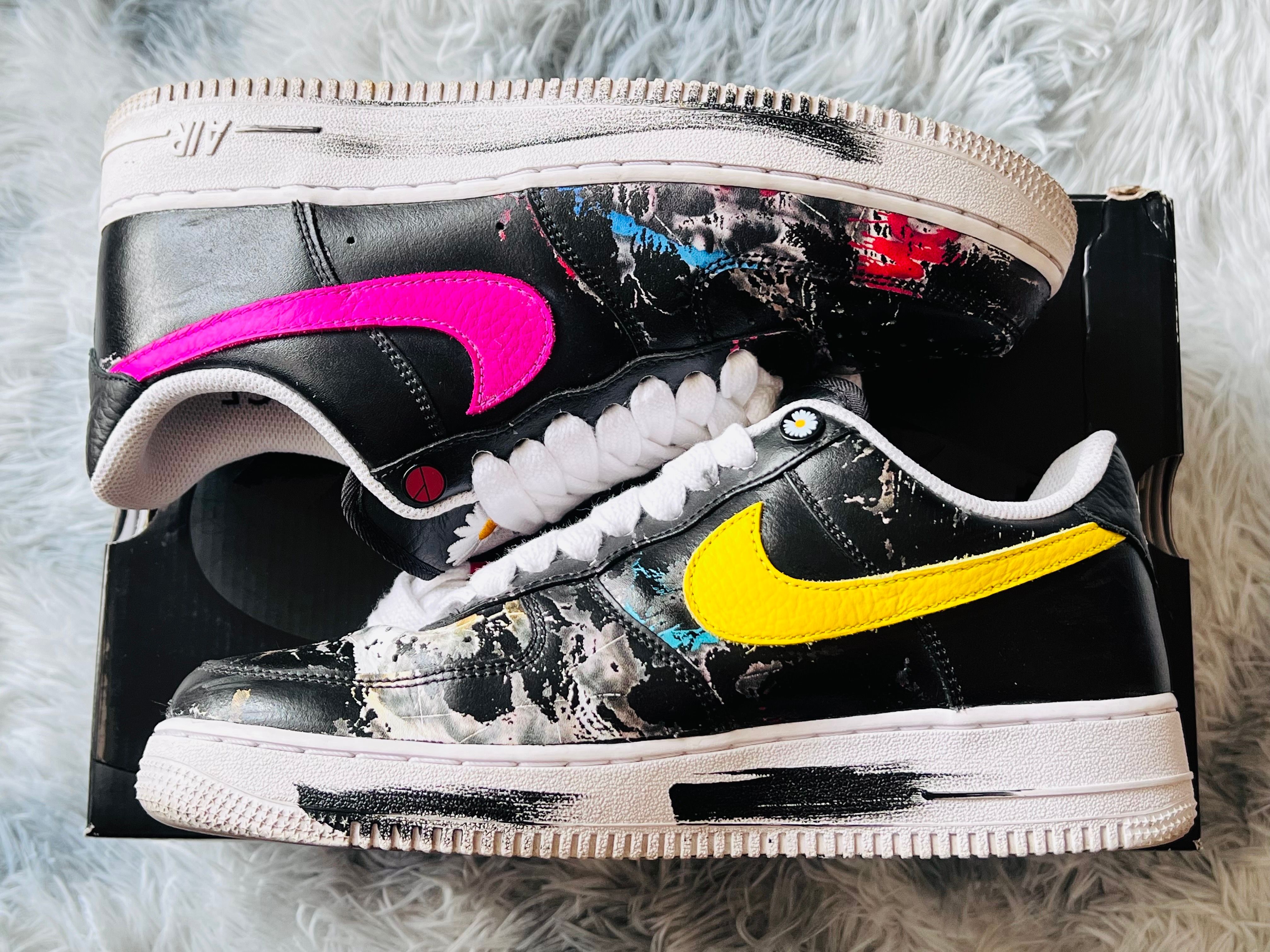 PEACEMINUSONE × Nike Air Force 1 Low '07 Para-Noise 3.0 "Black and Multi-Color" / G-DRAGON