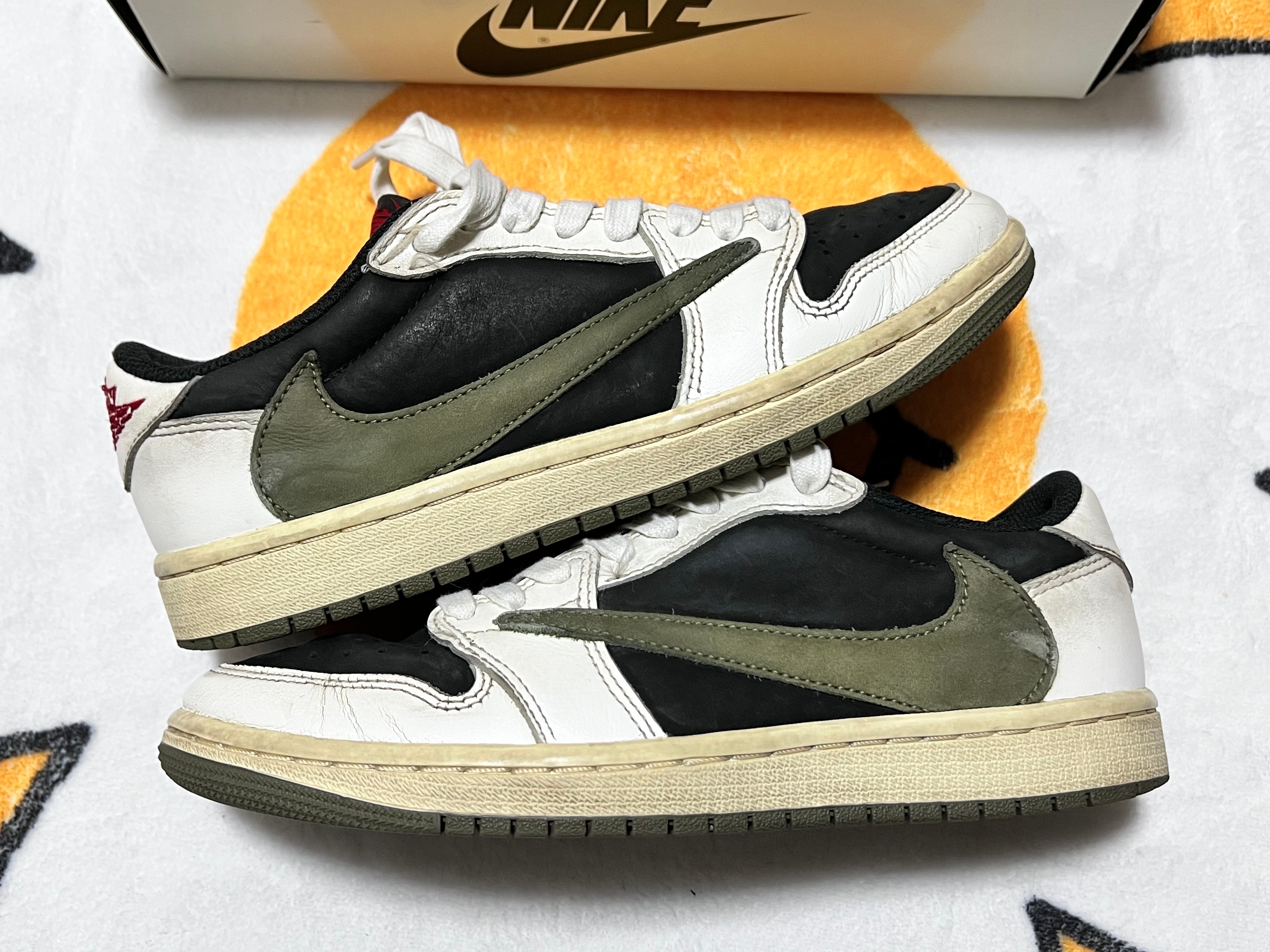 Travis Scott × Nike Women's Air Jordan 1 Low OG "Medium Olive"