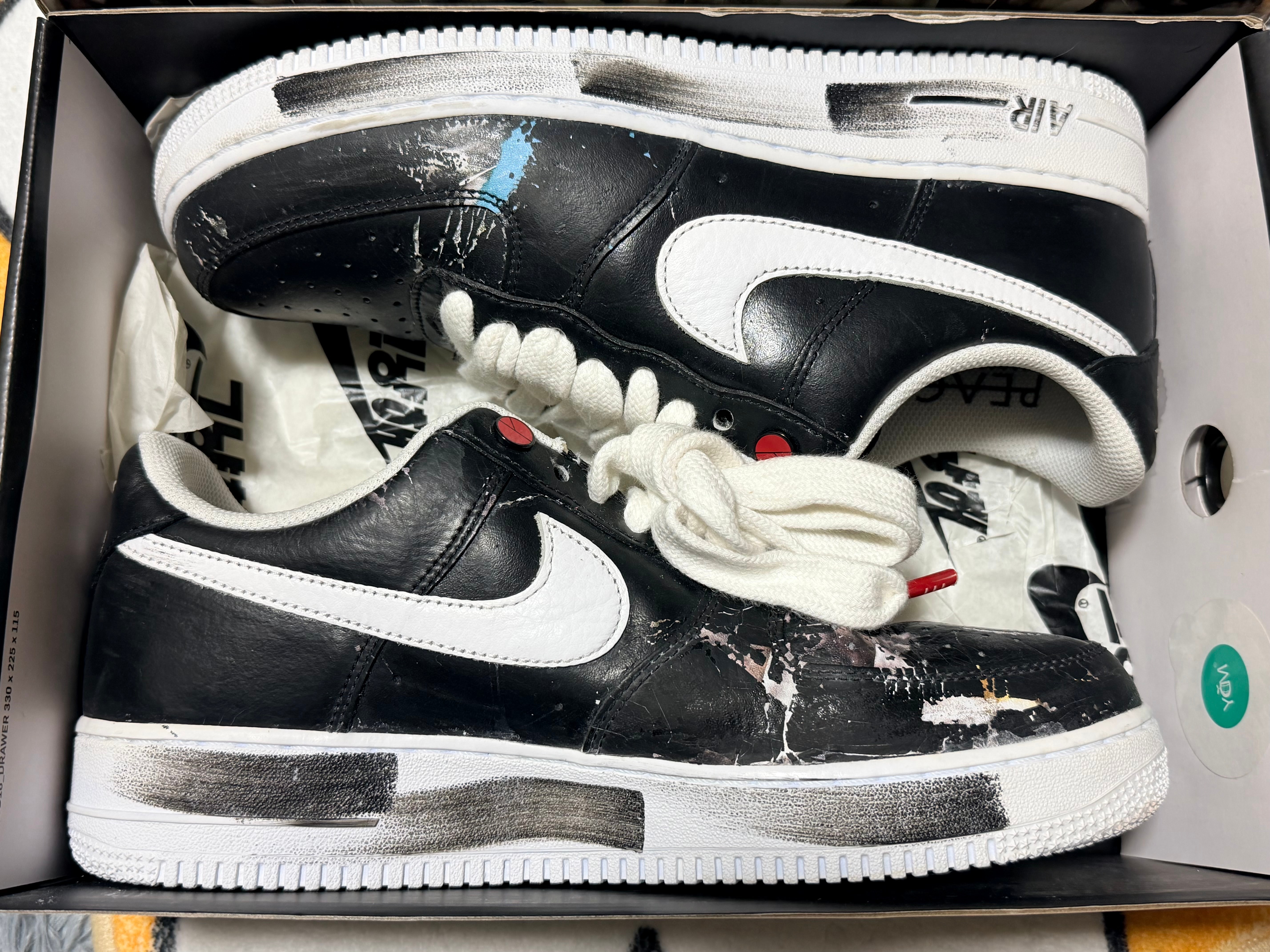 PEACEMINUSONE × Nike Air Force 1 Low Para Noise "Black" / G-DRAGON