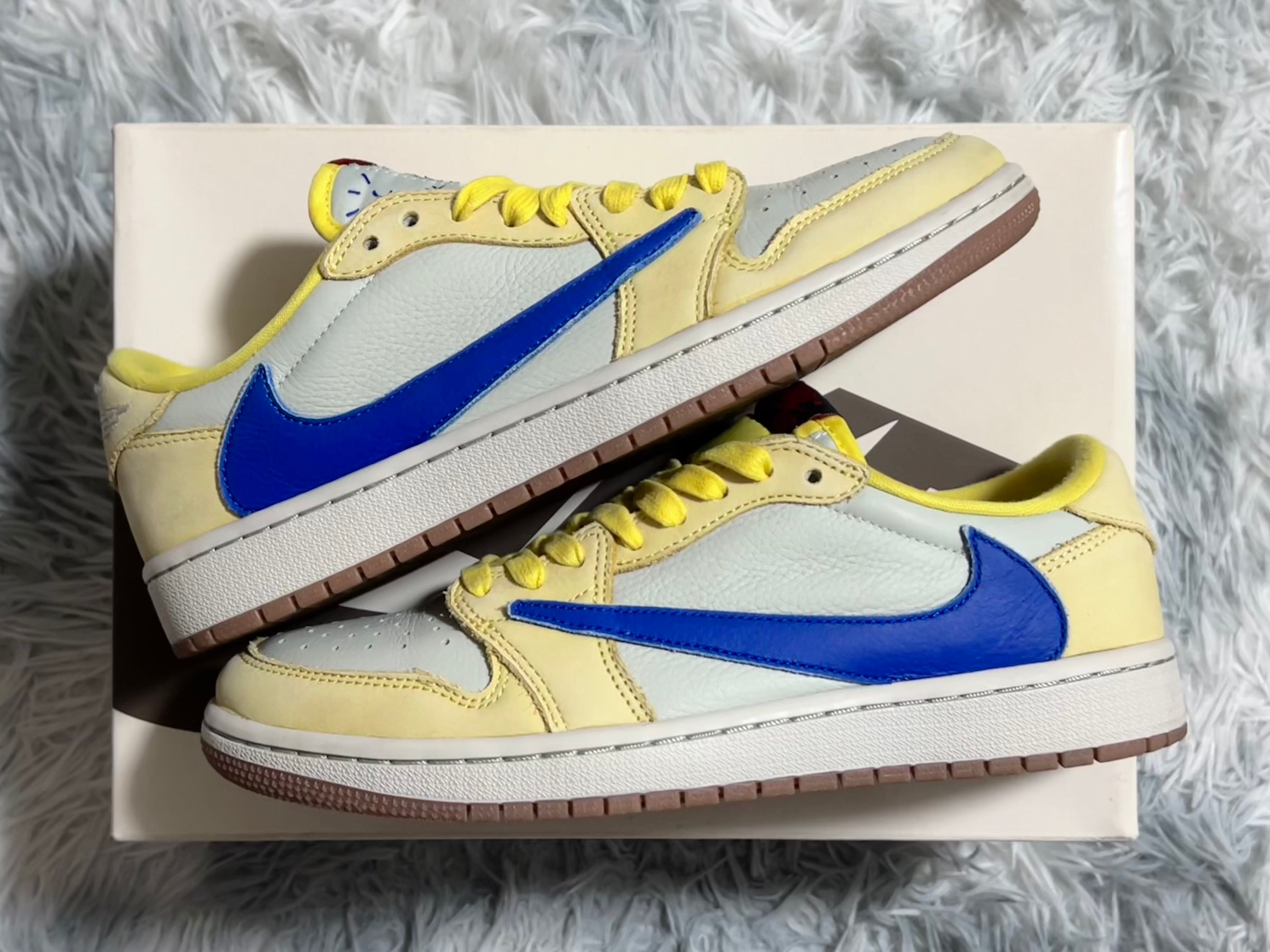 Travis Scott × Nike Women's Air Jordan 1 Retro Low OG "Canary"