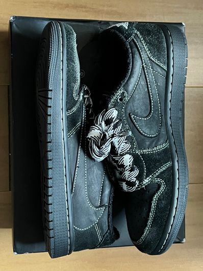 Travis Scott × Nike Air Jordan 1 Low OG SP "Black Phantom"