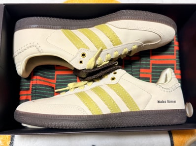 Wales Bonner × adidas Samba Nubuck "Beige"