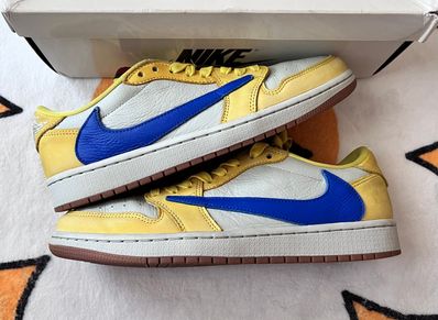 Travis Scott × Nike Women's Air Jordan 1 Retro Low OG "Canary"