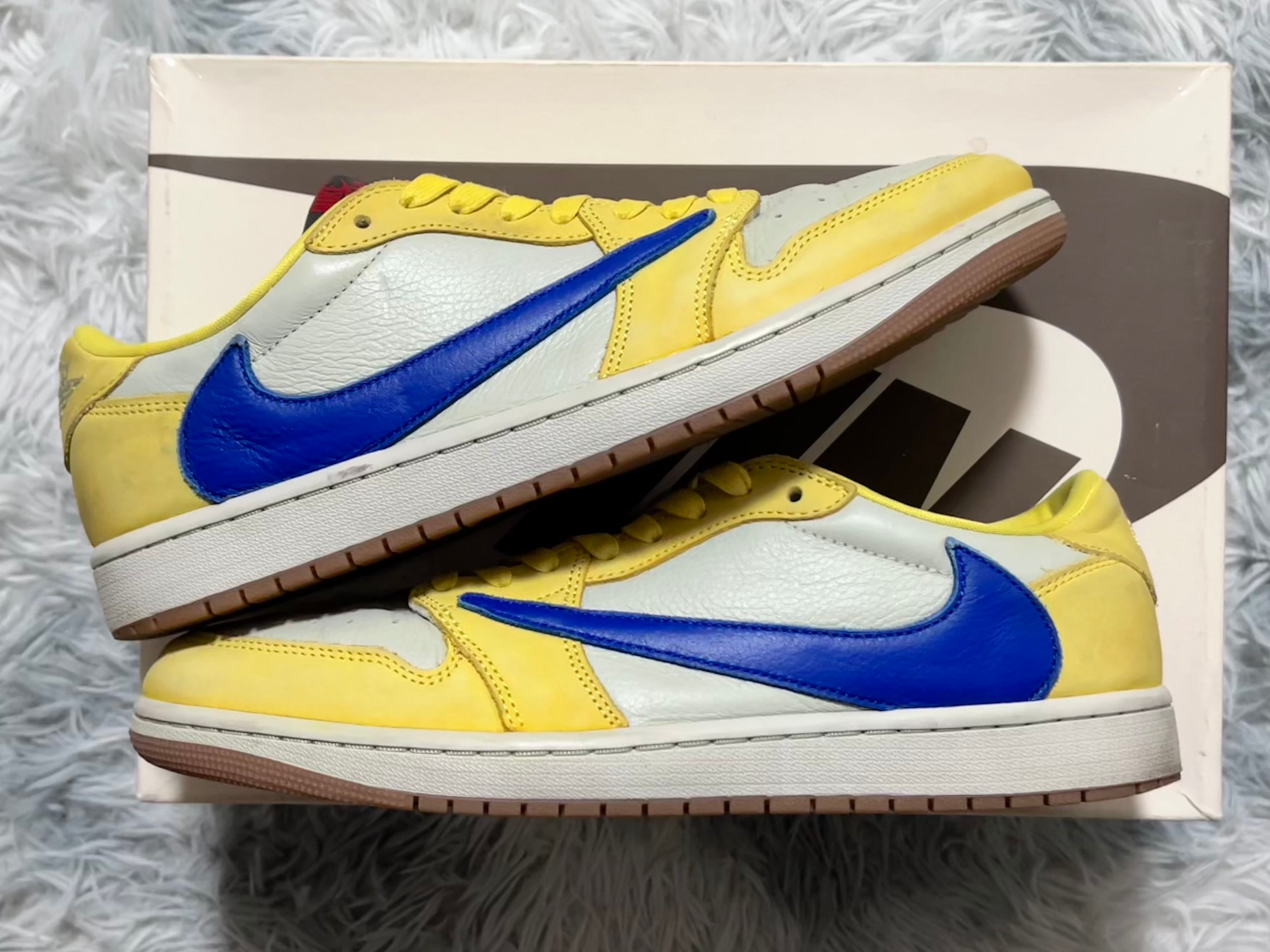 Travis Scott × Nike Women's Air Jordan 1 Retro Low OG "Canary"