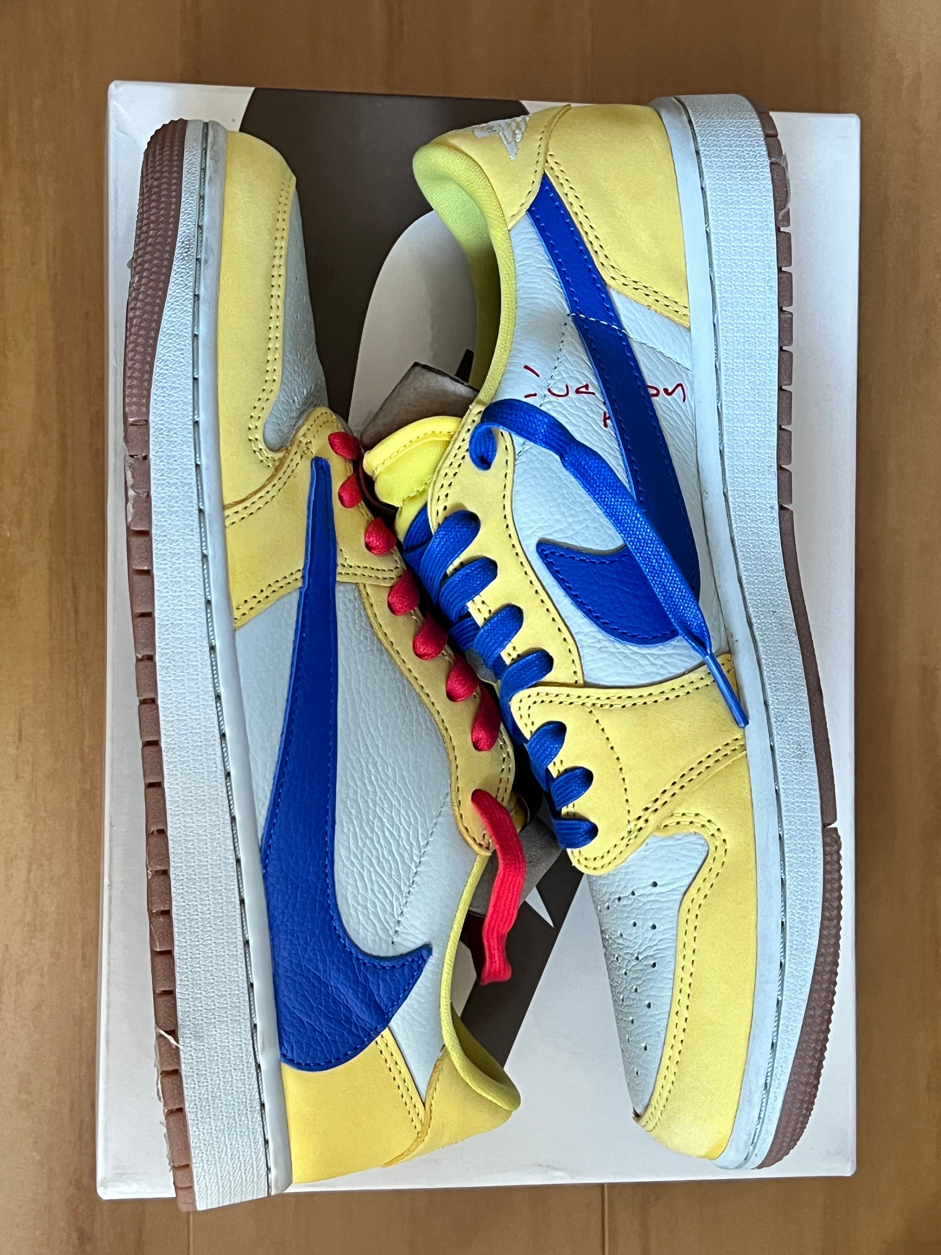 Travis Scott × Nike Women's Air Jordan 1 Retro Low OG "Canary"
