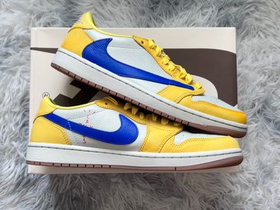 Travis Scott × Nike Women's Air Jordan 1 Retro Low OG "Canary"