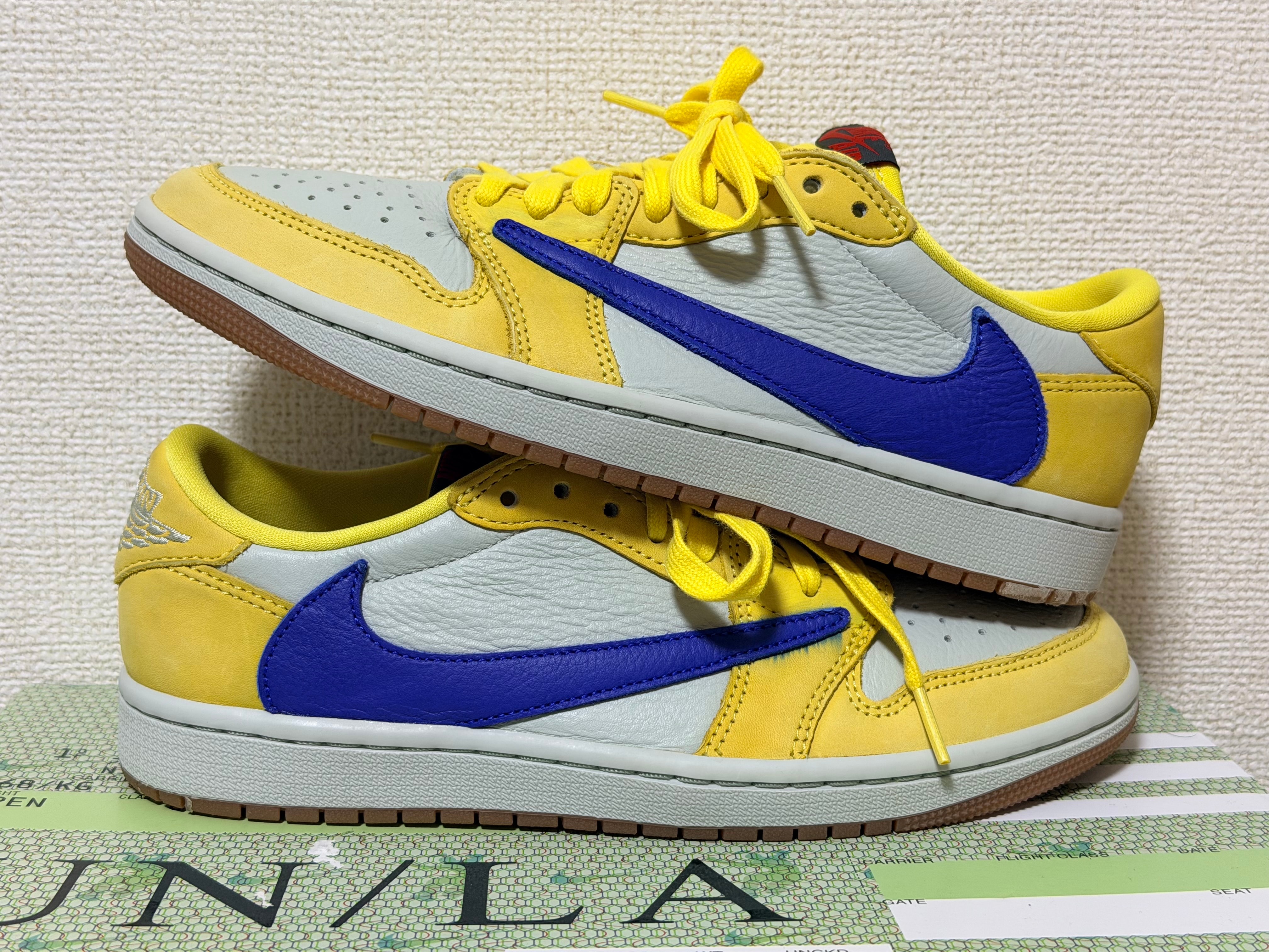 Travis Scott × Nike Women's Air Jordan 1 Retro Low OG "Canary"