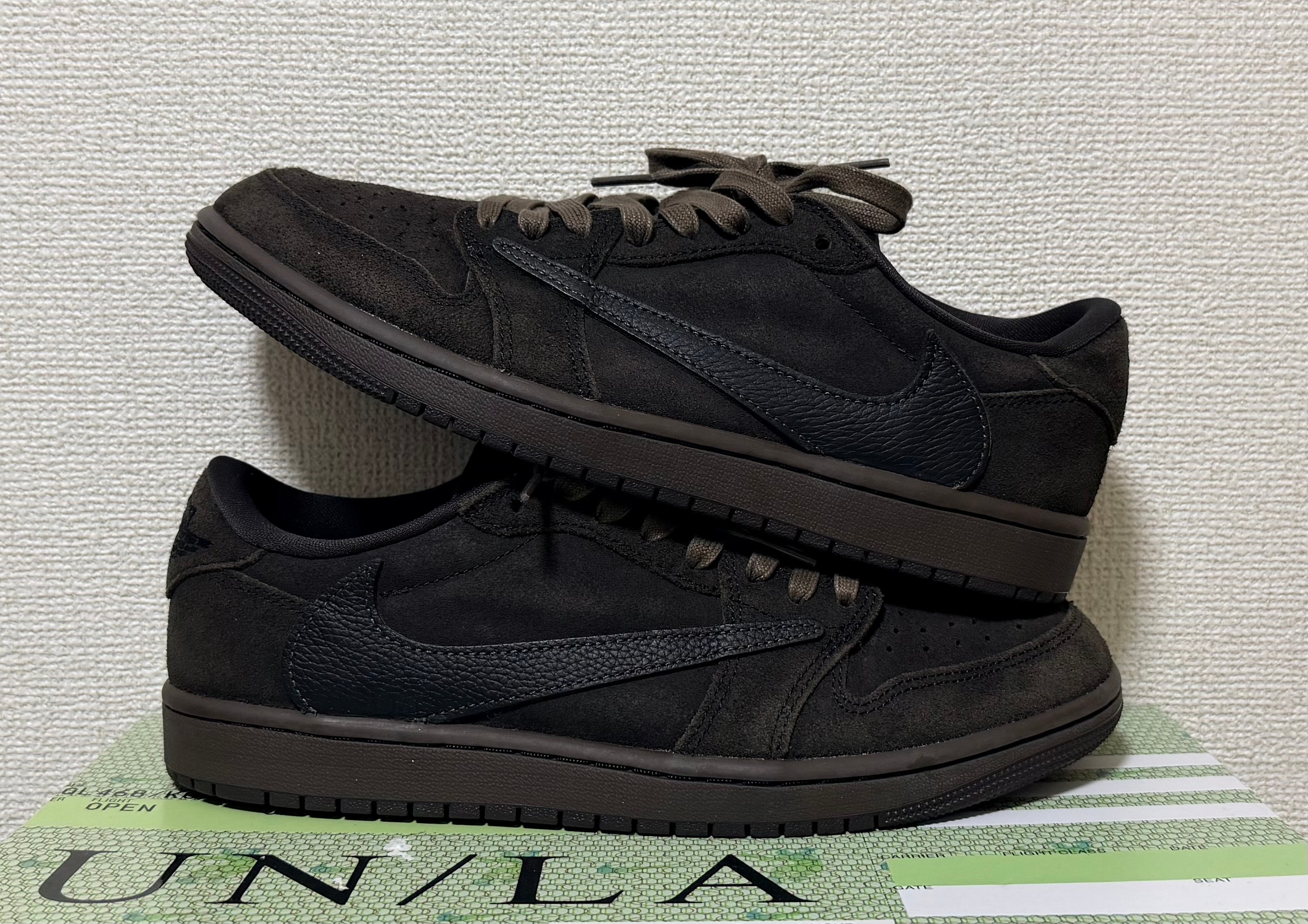 トラヴィススコット × ナイキ エアジョーダン1 ロー OG SP "ベルベットブラウン アンド ダークモカ"