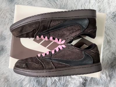 Travis Scott × Nike Air Jordan 1 Low OG SP "Velvet Brown and Dark Mocha"