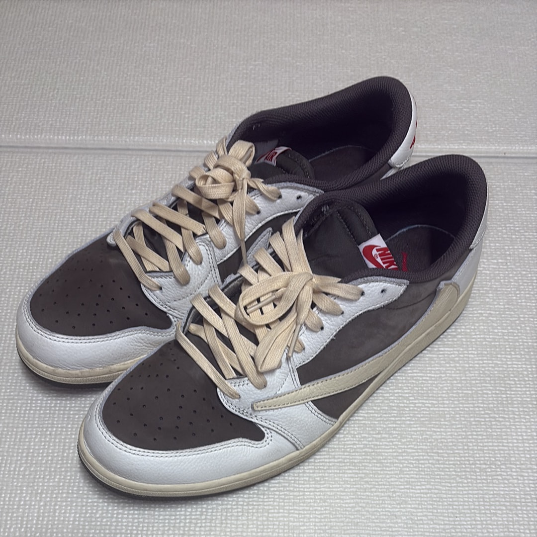 Travis Scott × Nike Air Jordan 1 Low OG SP "Reverse Mocha/Sail and Ridgerock"