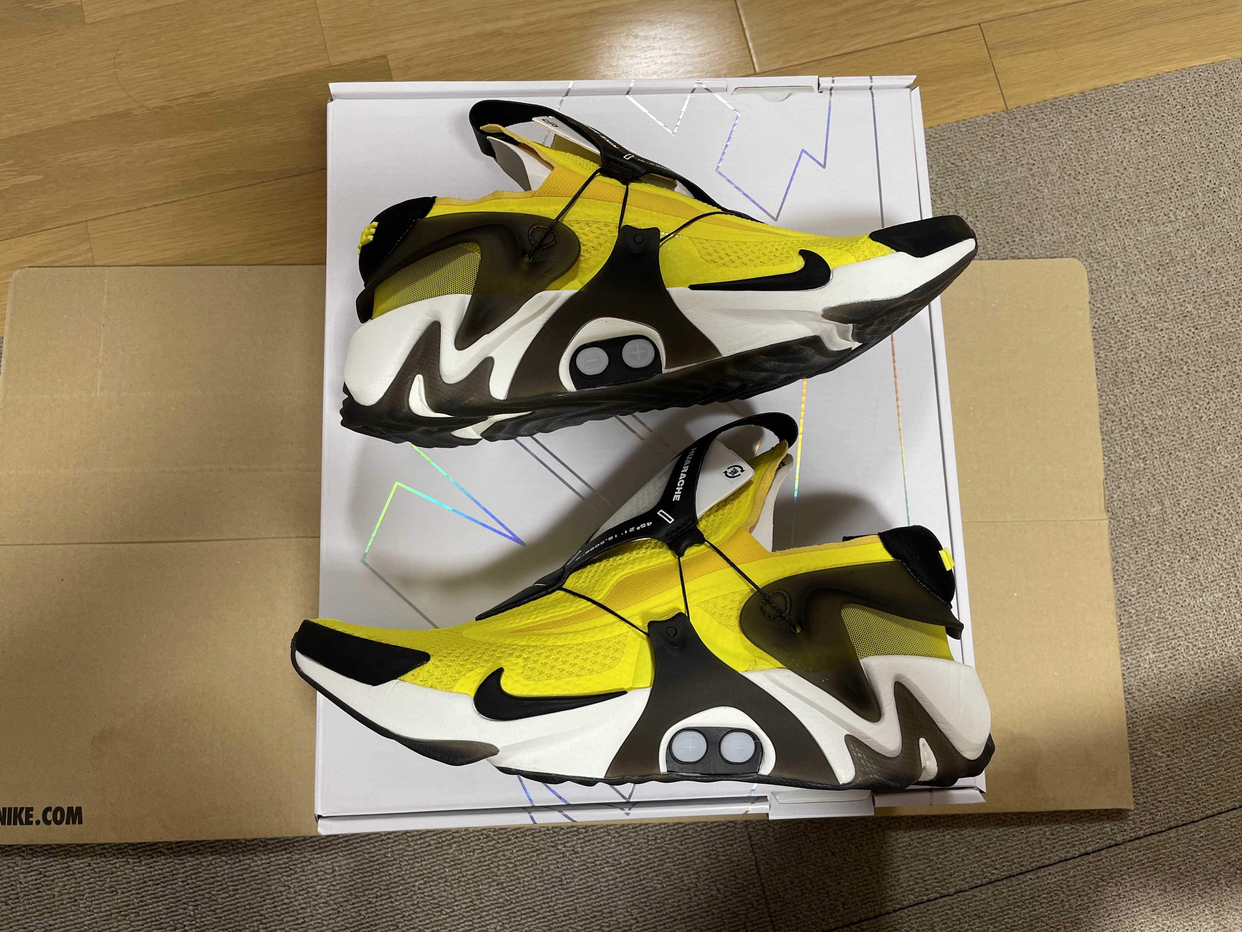 Nike Adapt Huarache "Opti Yellow" 