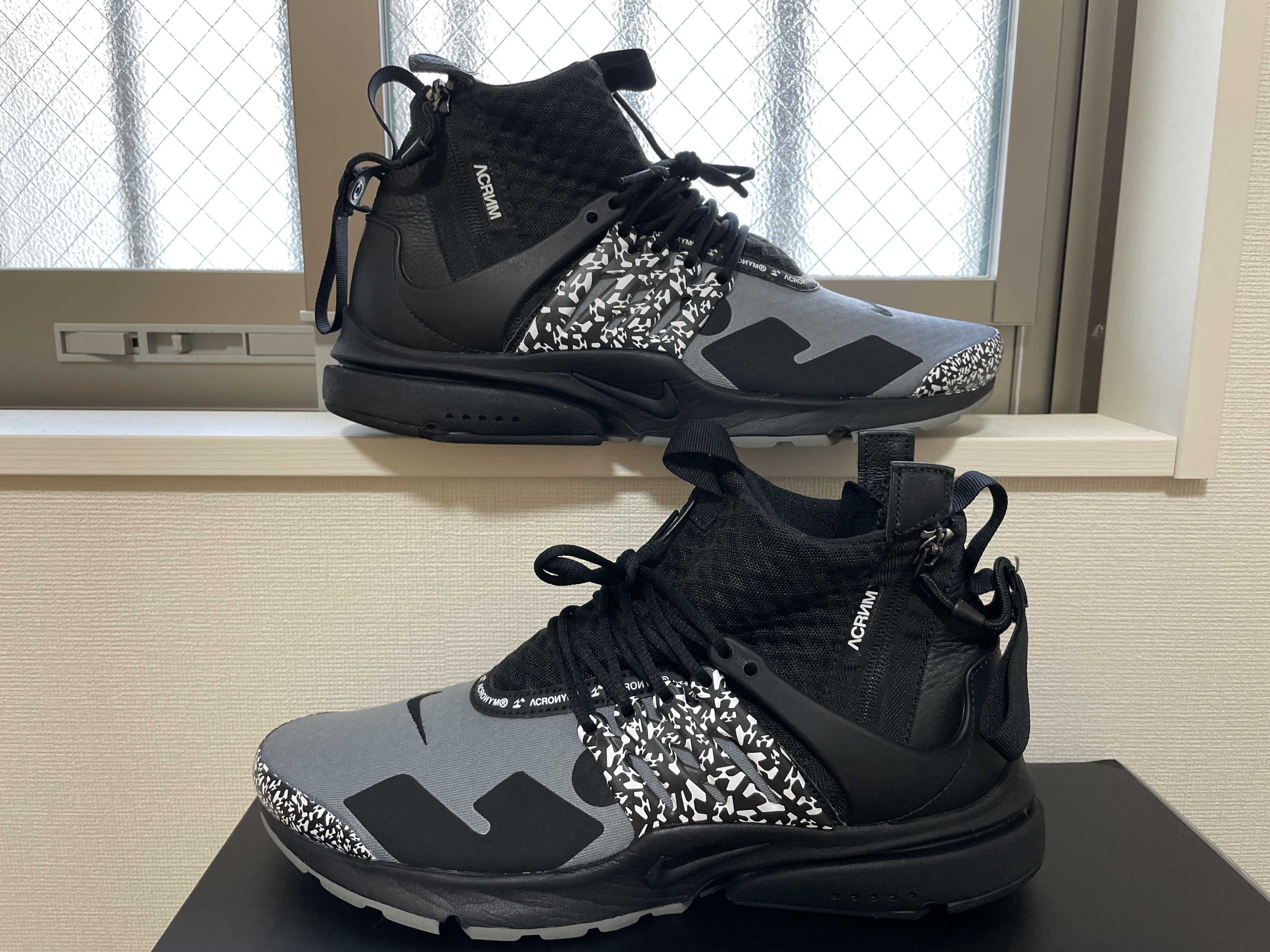ACRONYM × Nike Air Presto Mid "Cool Grey/Black"