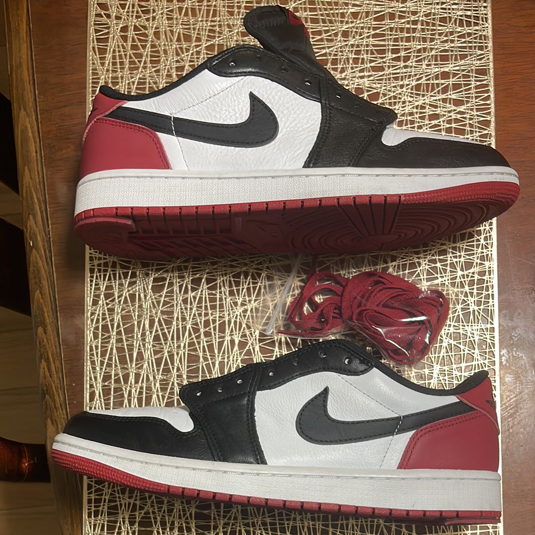 Nike Air Jordan 1 Retro Low OG "Black Toe"