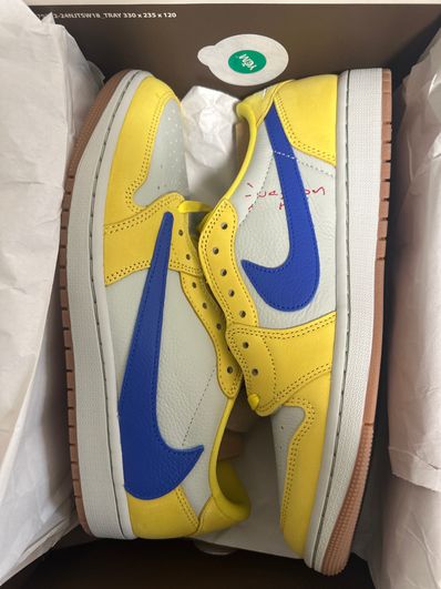 Travis Scott × Nike Women's Air Jordan 1 Retro Low OG "Canary"