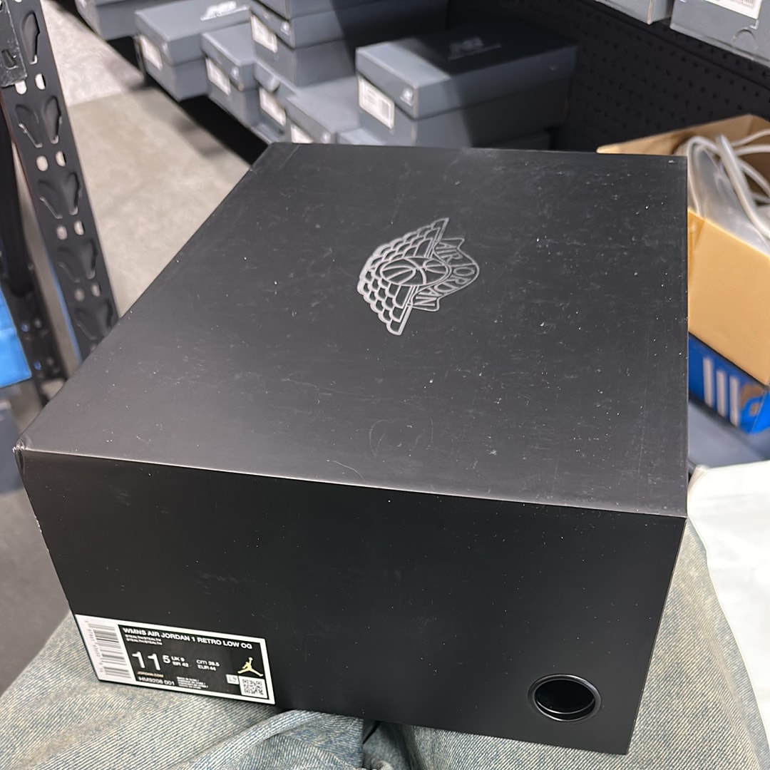 Swarovski × Nike Women's Air Jordan 1 Low OG "Crystal/Shadow"