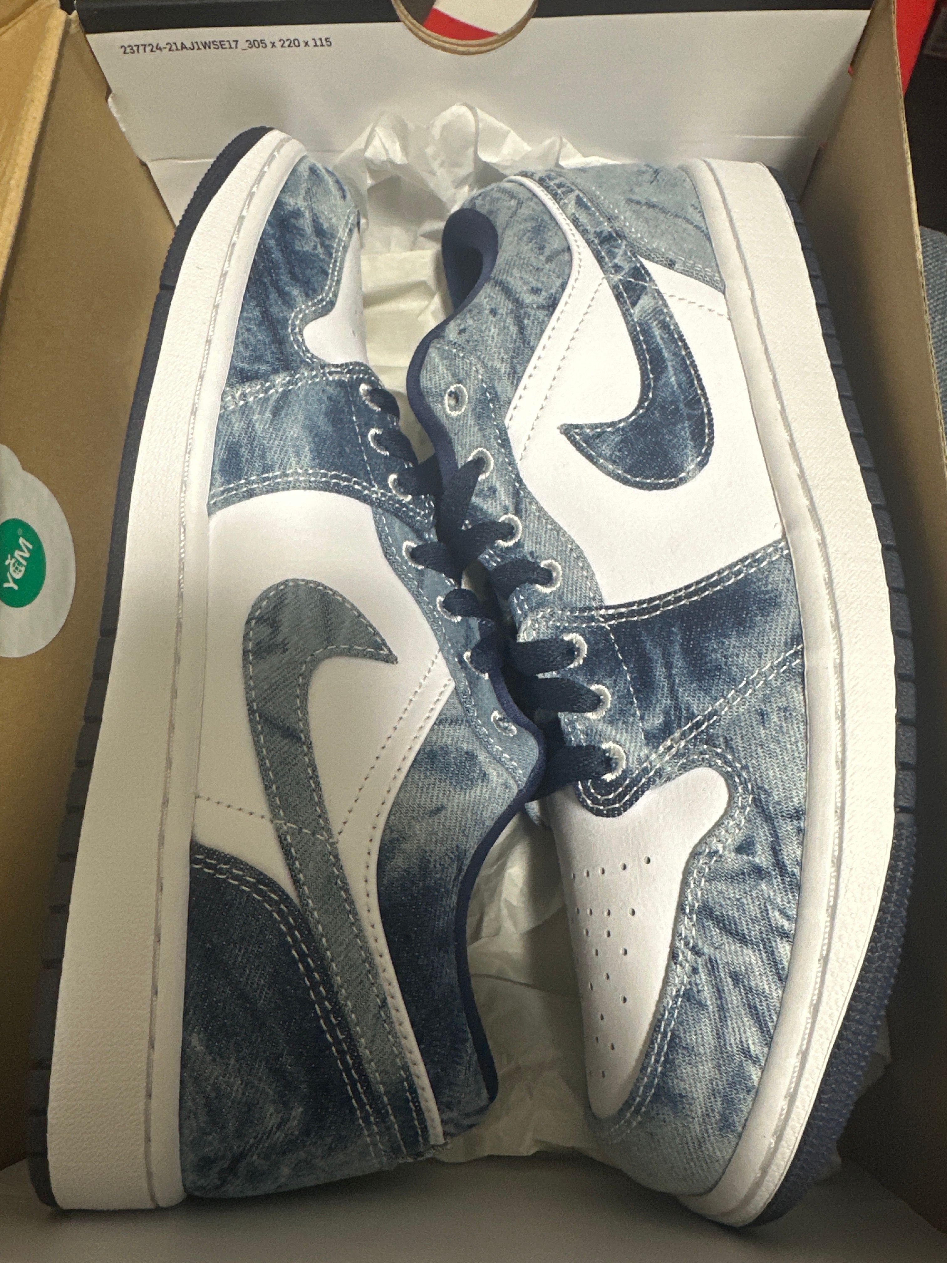 Nike Air Jordan 1 Low "Washed Denim"