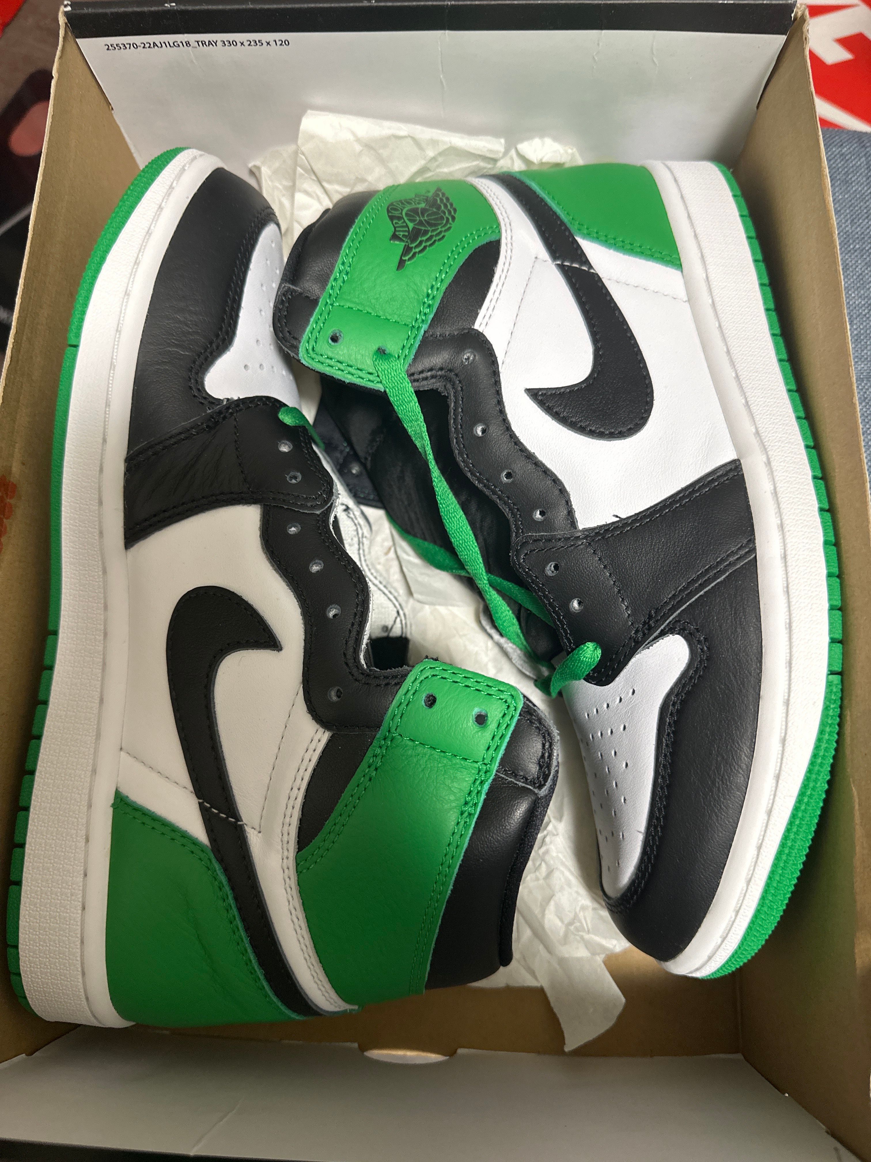 Nike Air Jordan 1 Retro High OG "Celtics/Black and Lucky Green" (2023)