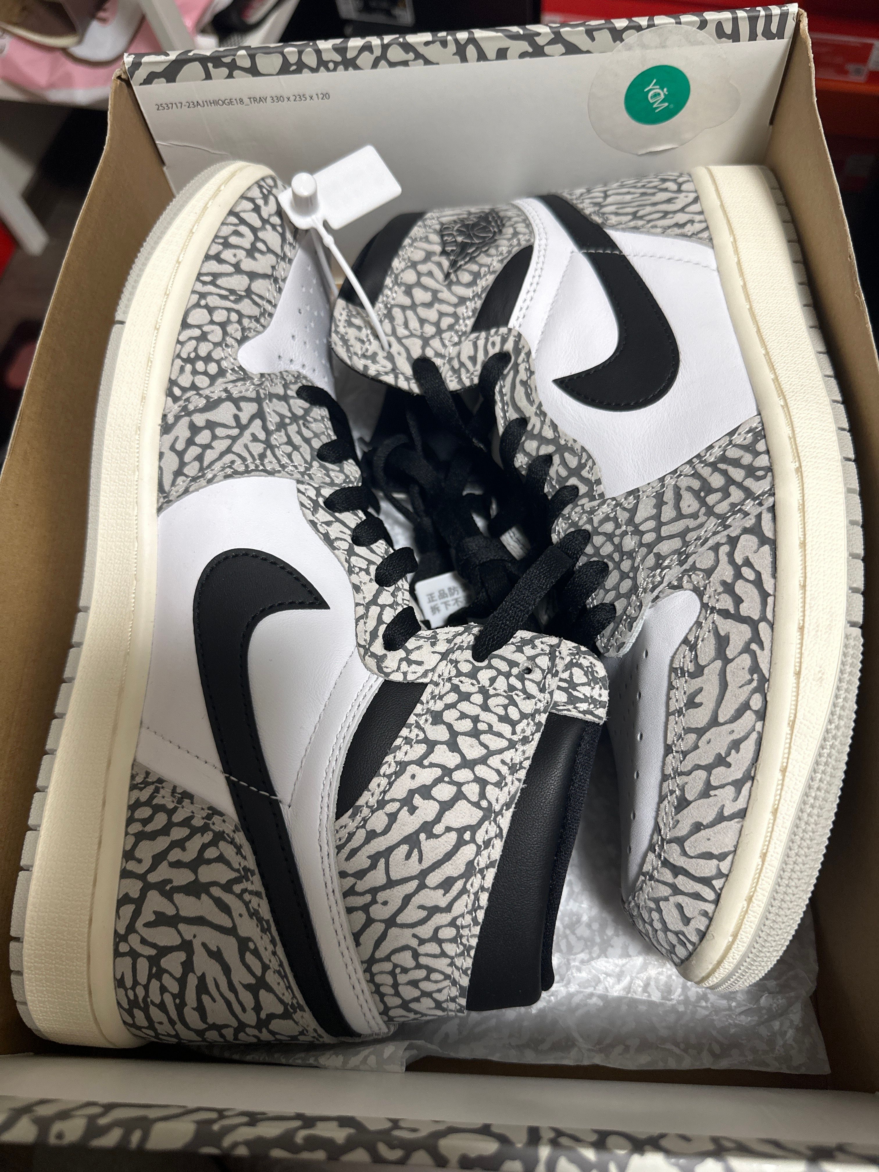 Nike Air Jordan 1 High OG "White Cement/Safari"