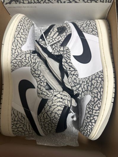Nike Air Jordan 1 High OG "White Cement/Safari"