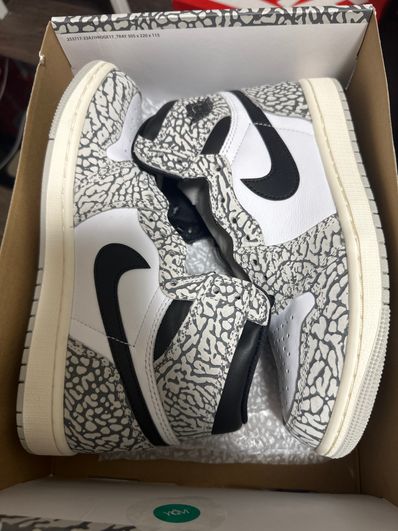 Nike Air Jordan 1 High OG "White Cement/Safari"